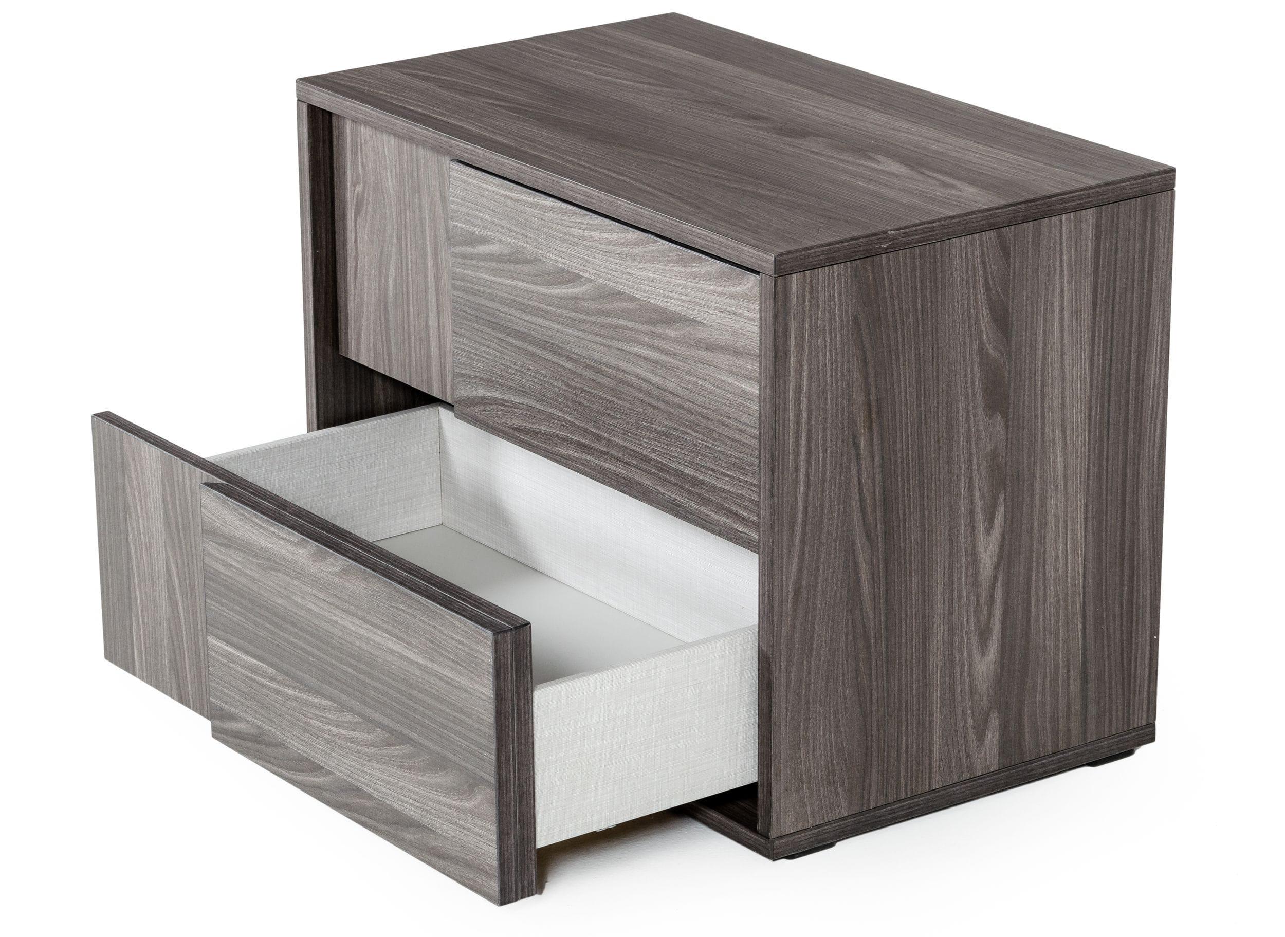 Nova Domus Asus Italian Modern Elm Nightstand