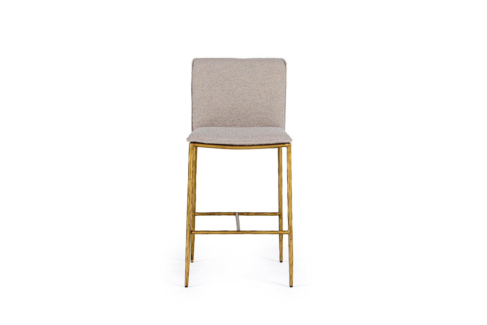 Modrest Atlanta Modern Fabric Counter Chair