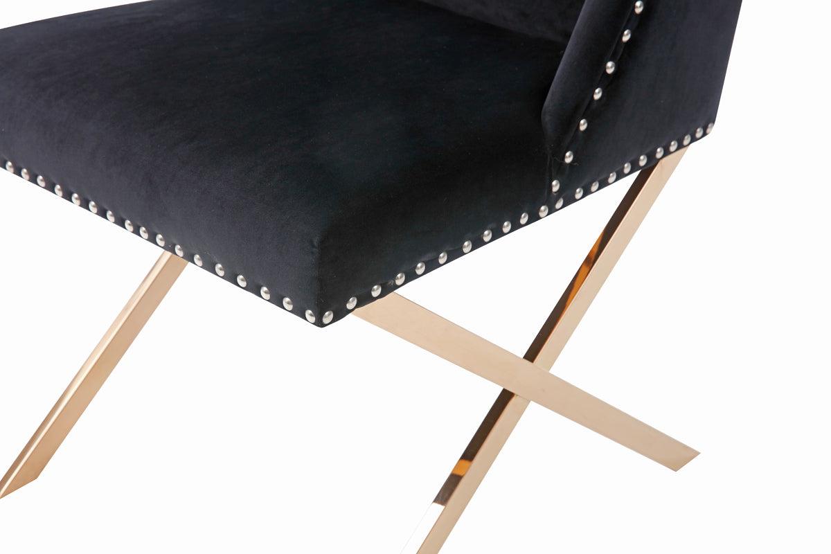 Modrest Alexia Modern Rosegold Dining Chair