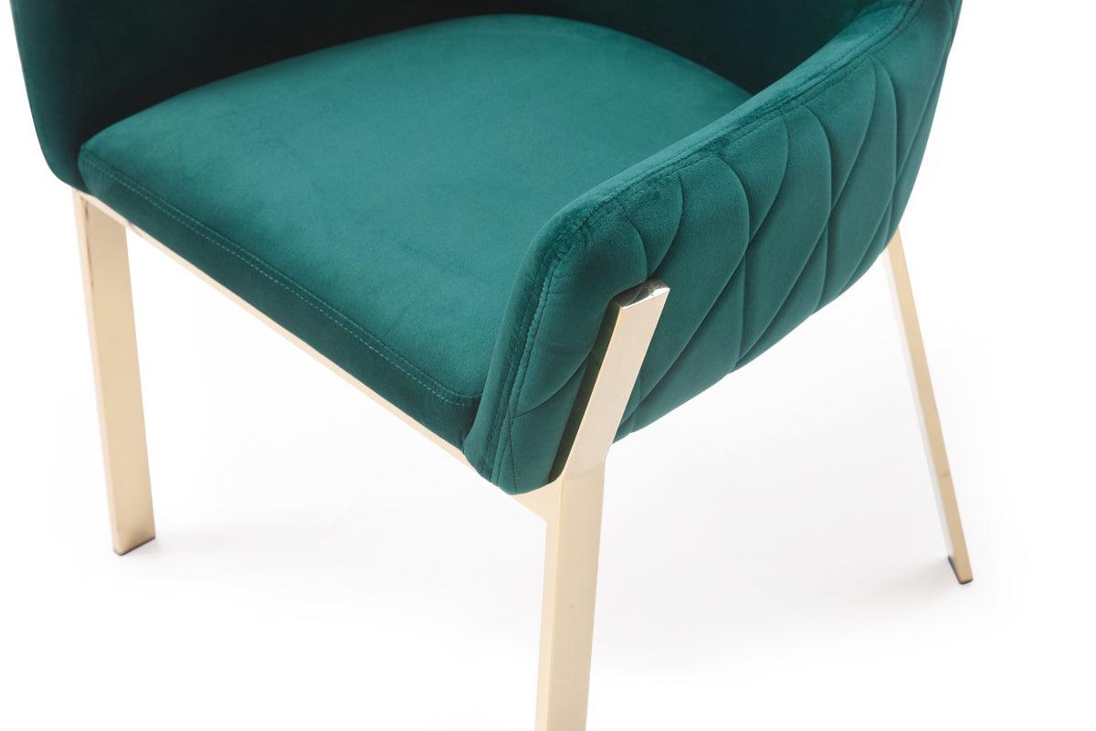 Modrest Robin Modern Velvet Dining Chair