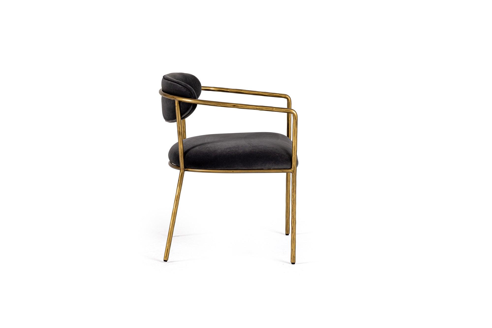 Modrest Baird Modern Velvet Dining Chair