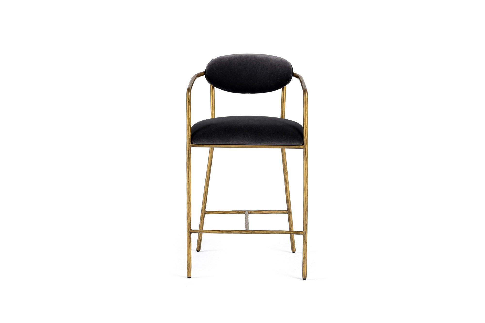 Modrest Baird Modern Velvet Counter Chair