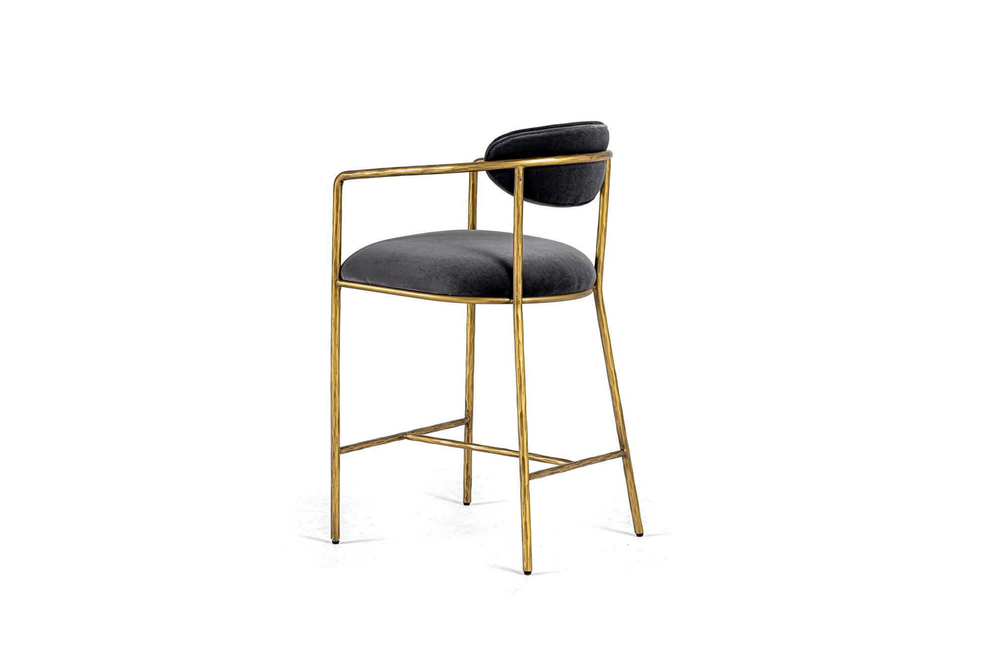 Modrest Baird Modern Velvet Counter Chair