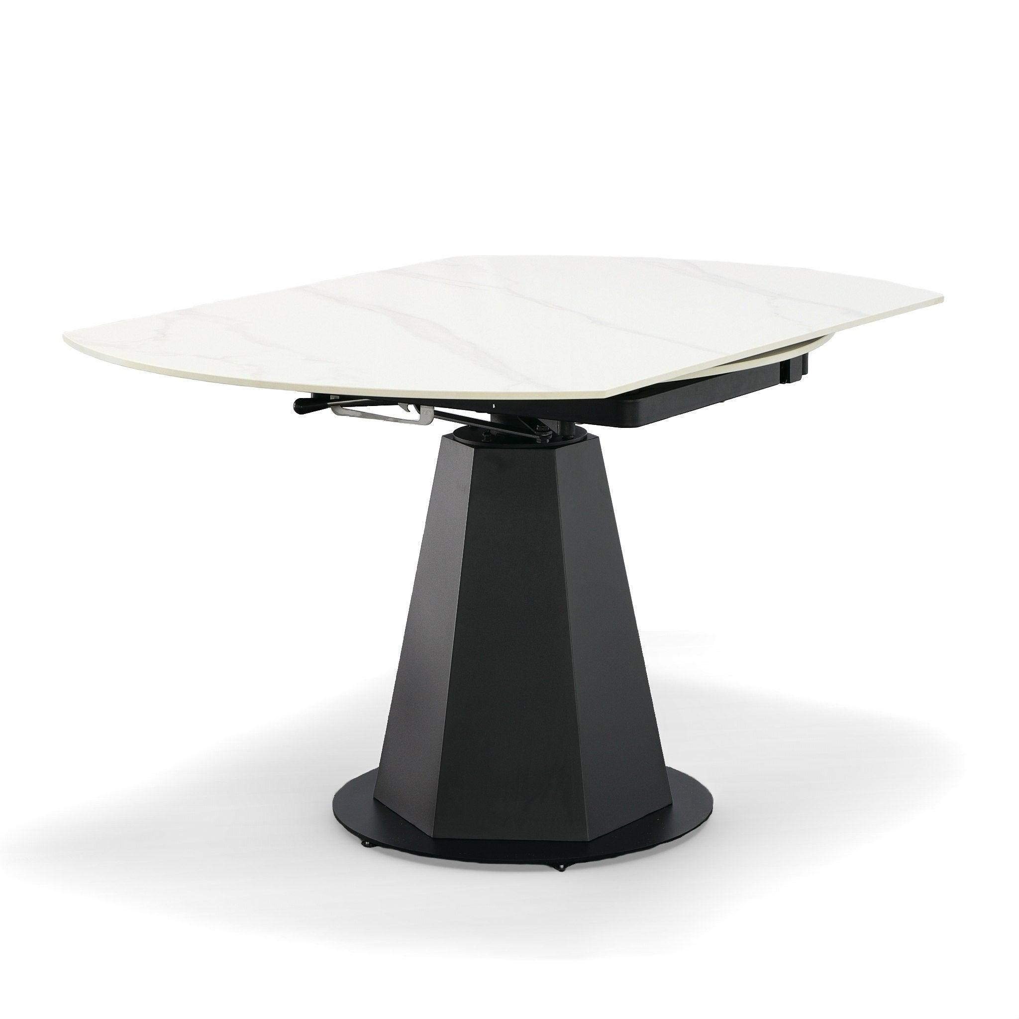 Modrest Barela Modern and Ceramic Extendable 35.5"/53" Dining Table