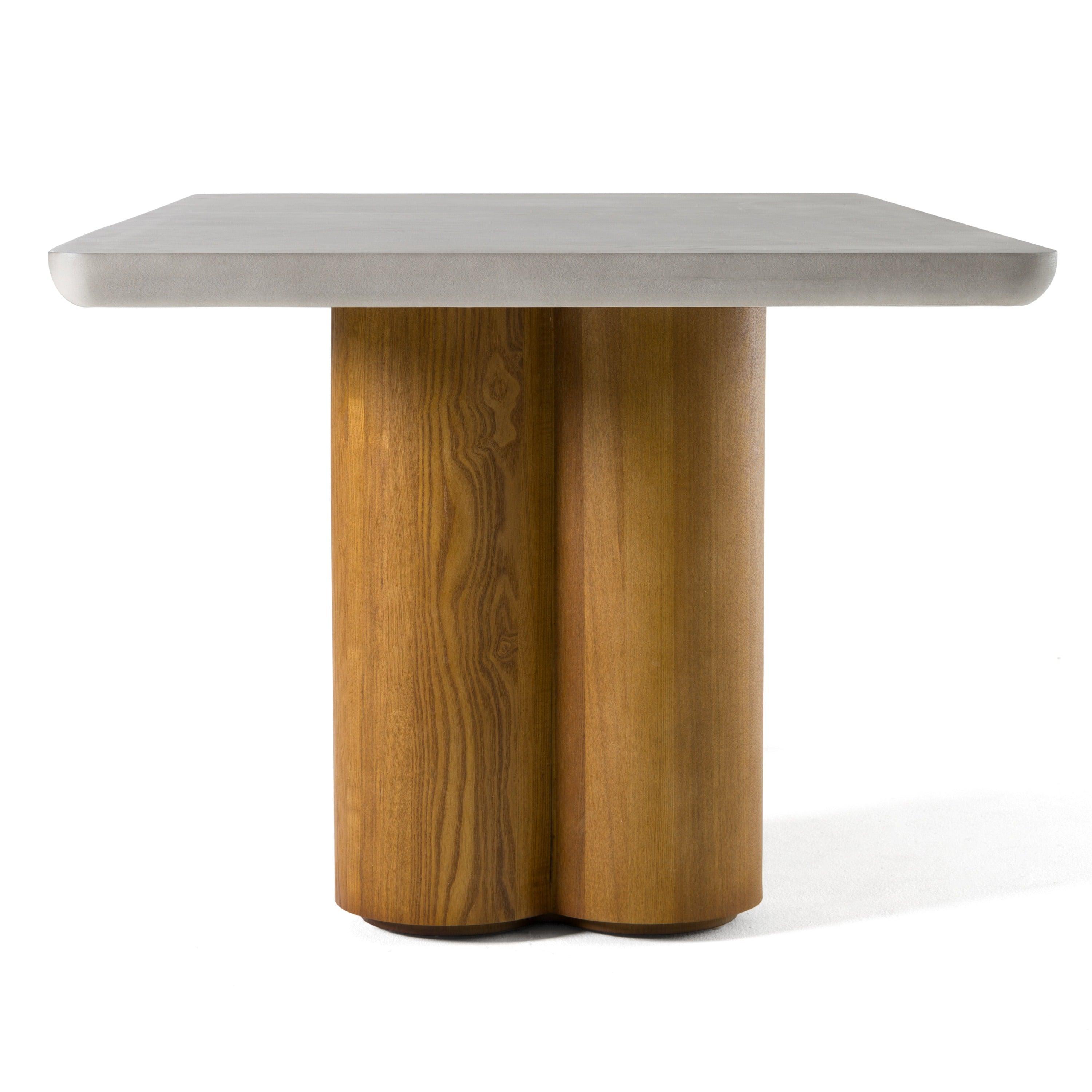 Modrest Bateman Modern Faux Concrete Dining Table