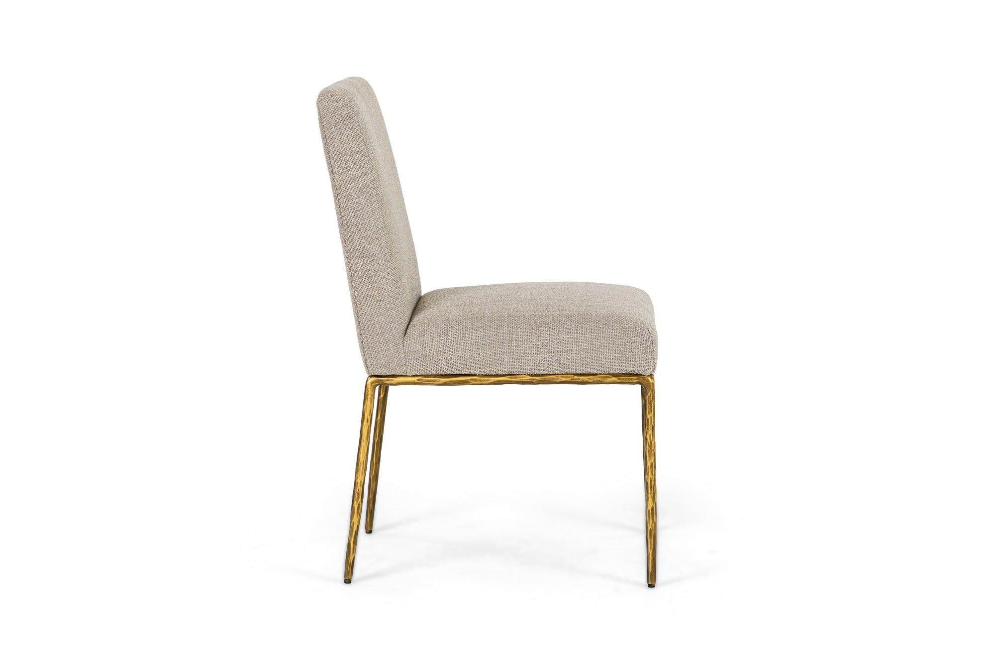 Modrest Beasley Modern Linen Dining Chair