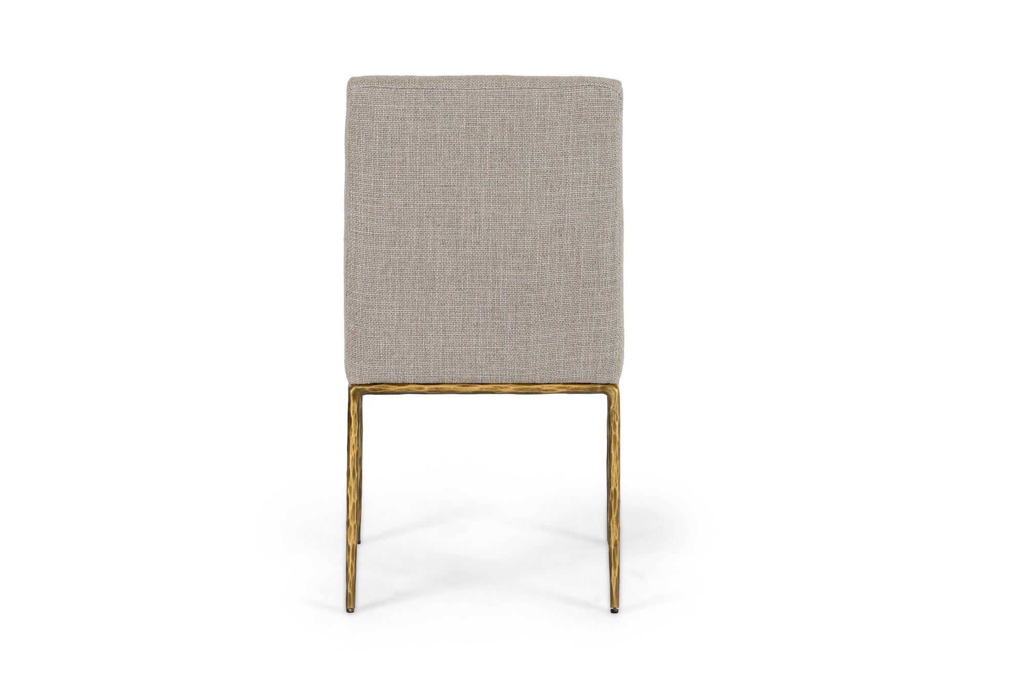 Modrest Beasley Modern Linen Dining Chair