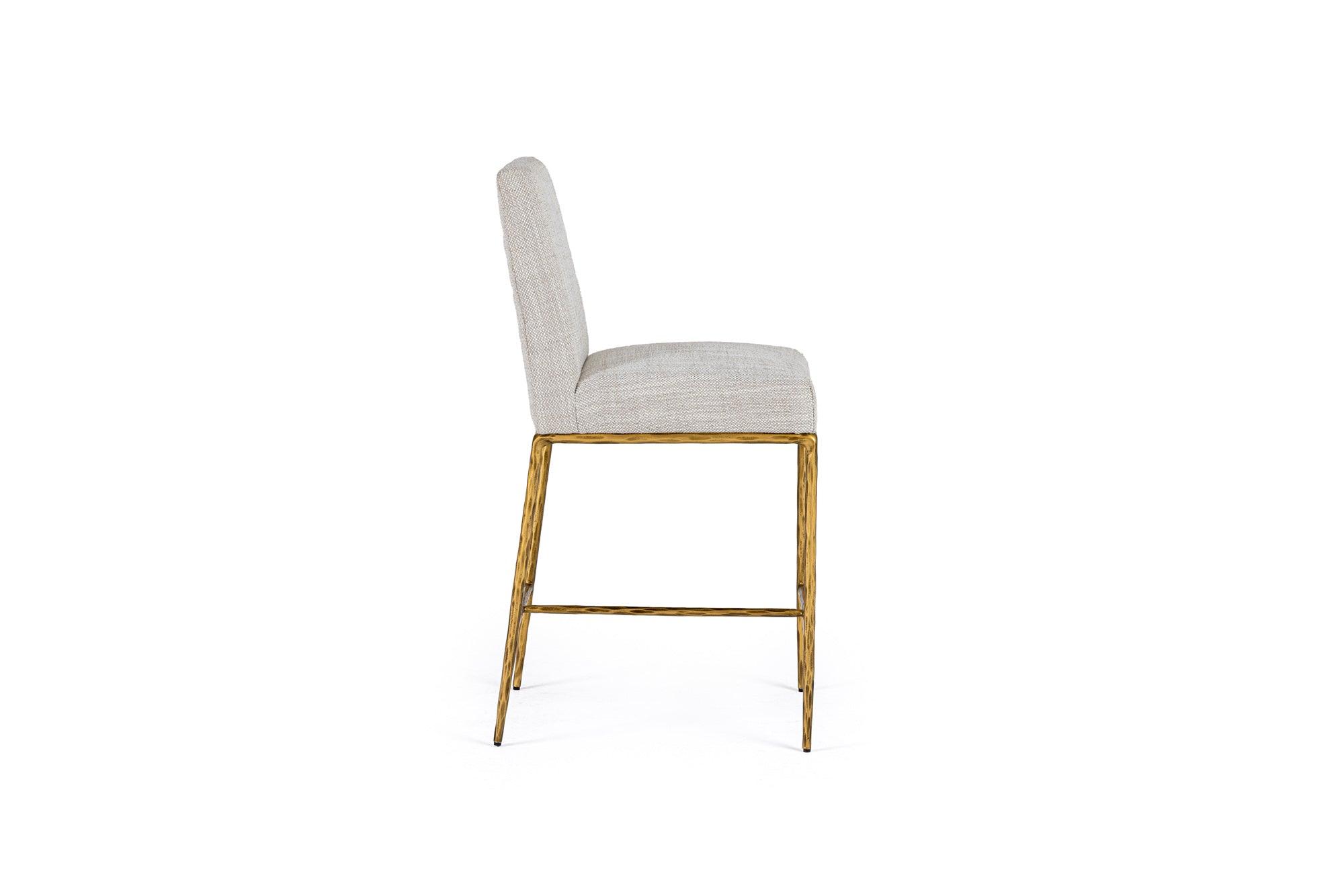 Modrest Beasley Modern Linen Counter Chair