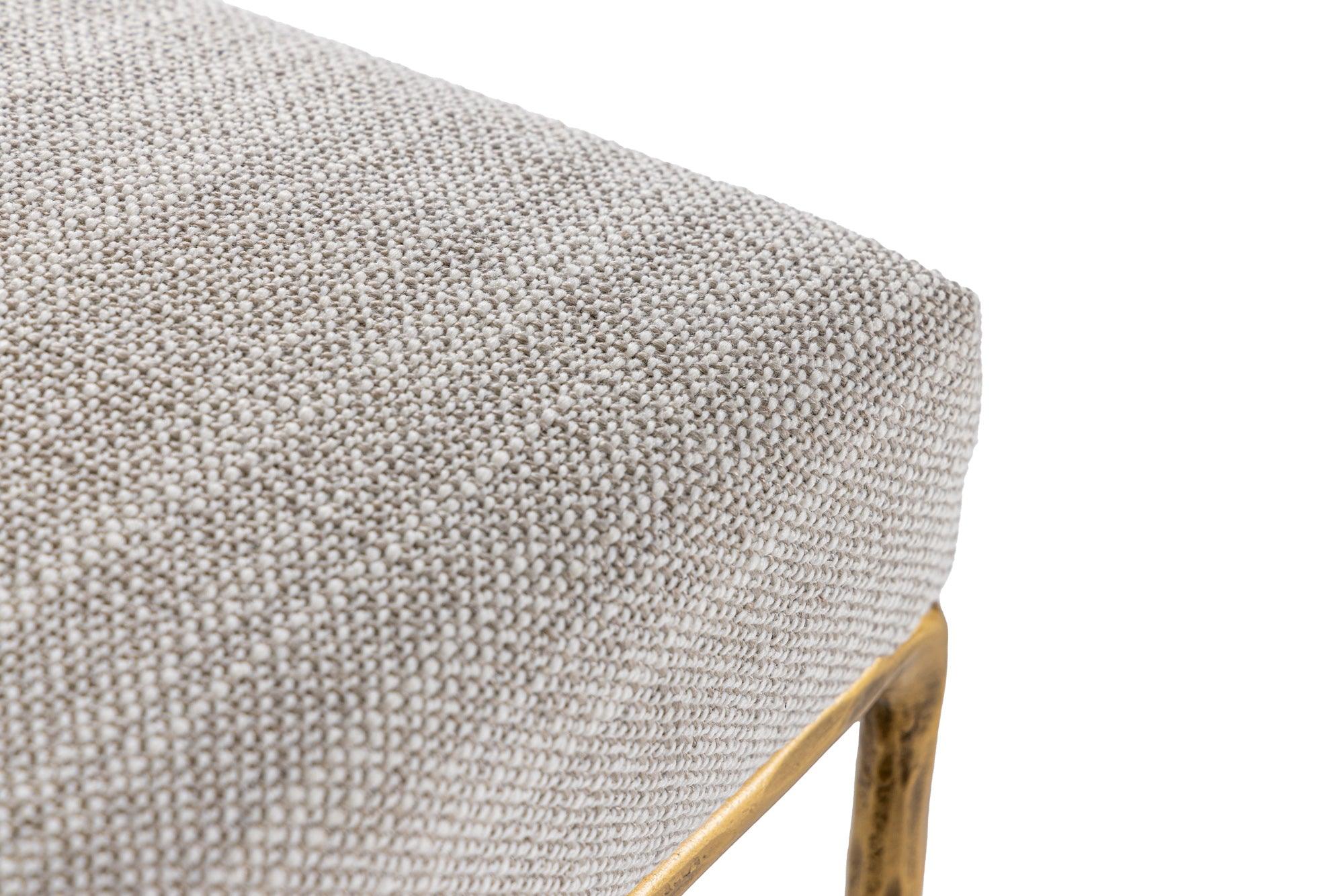 Modrest Beasley Modern Linen Counter Chair