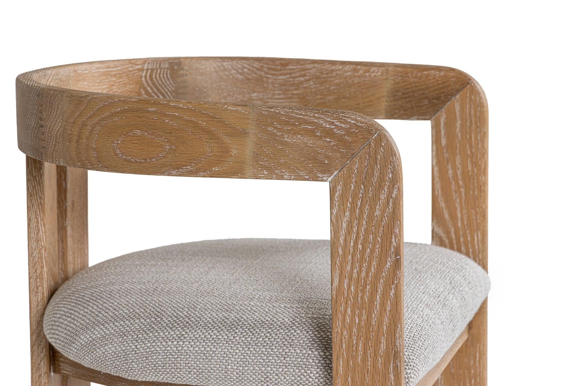 Modrest Belton Modern Fabric Wash Counter Chair