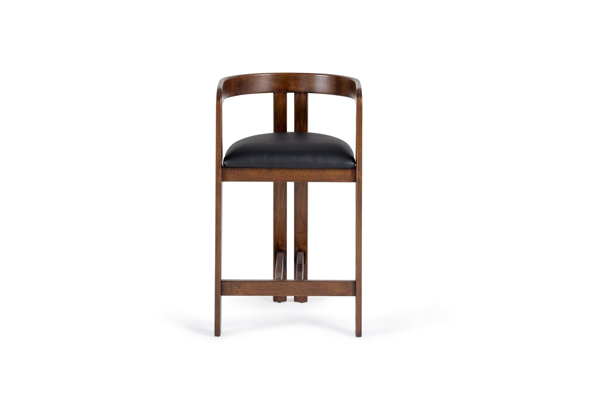 Modrest Belton Modern Vegan Leather Counter Chair