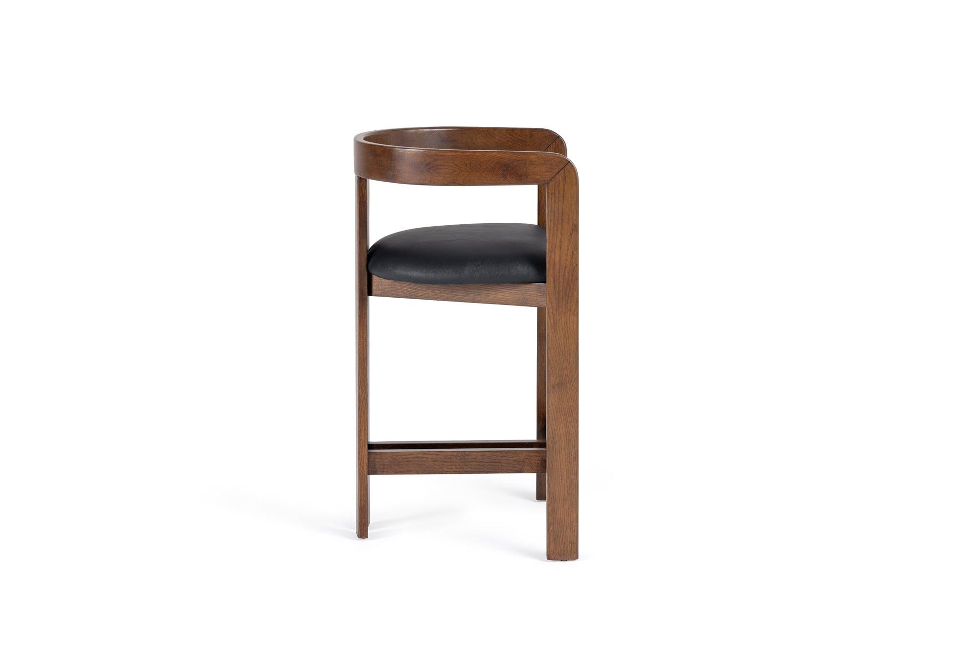 Modrest Belton Modern Vegan Leather Counter Chair