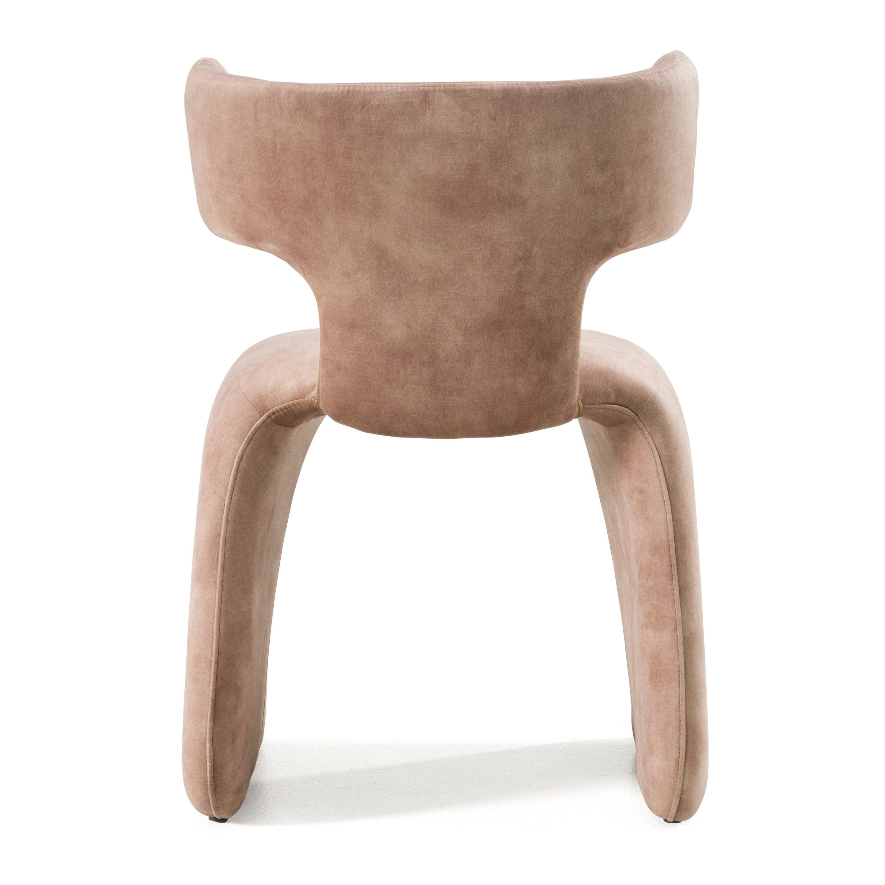 Modrest Bergman Modern Light Velvet Dining Chair