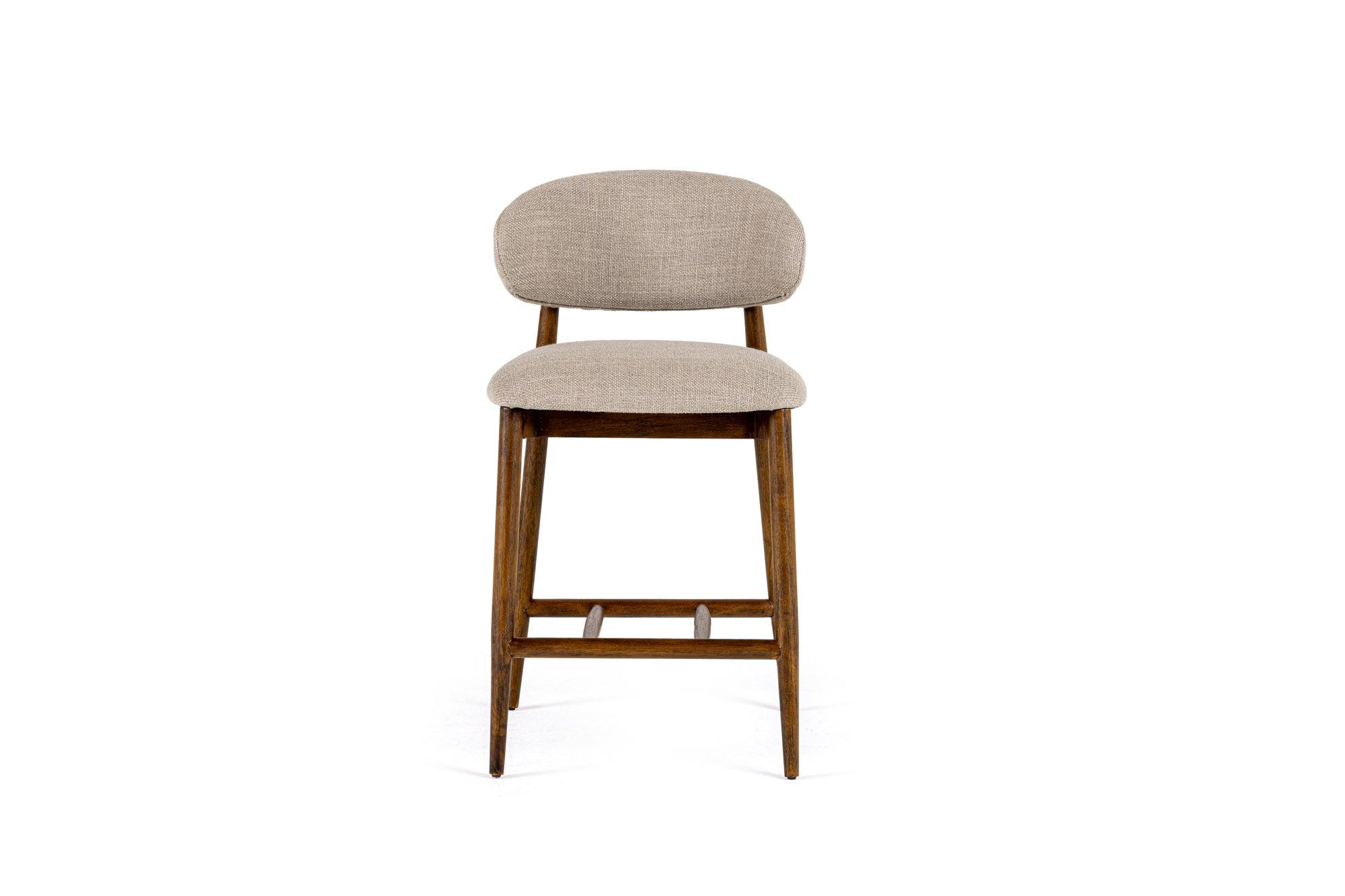 Modrest Blum Modern Linen Counter Chair