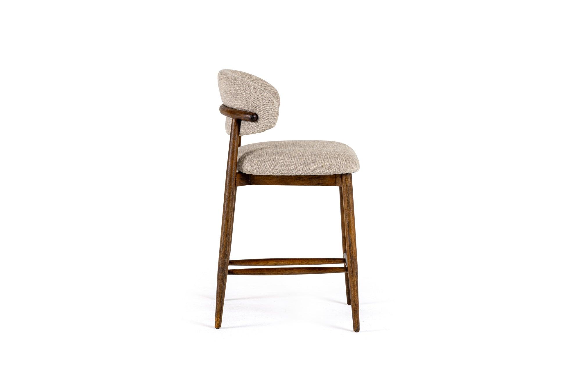 Modrest Blum Modern Linen Counter Chair