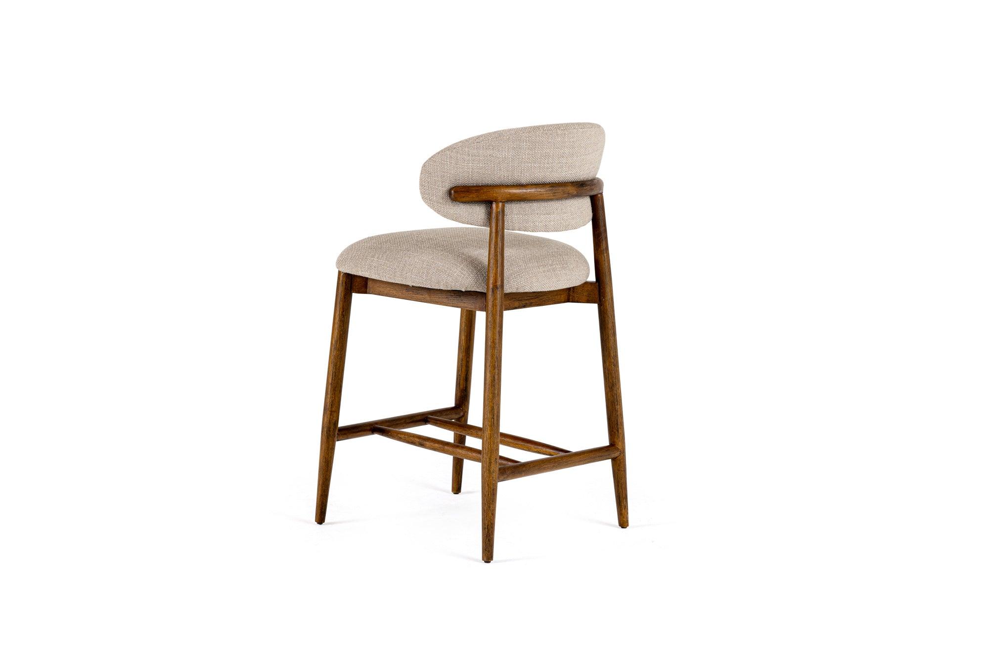 Modrest Blum Modern Linen Counter Chair