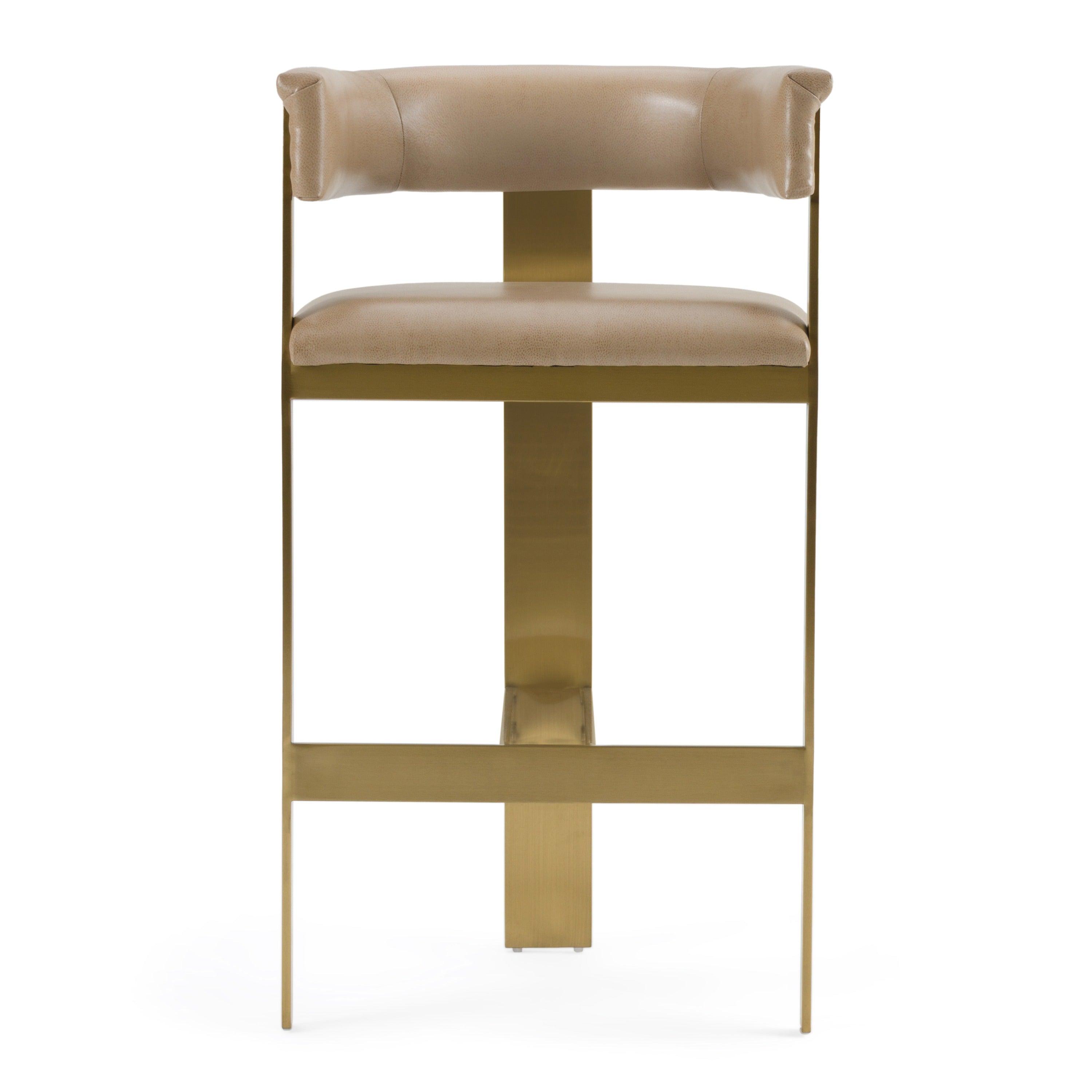 Modrest Boswell Modern Faux Leather Barstool