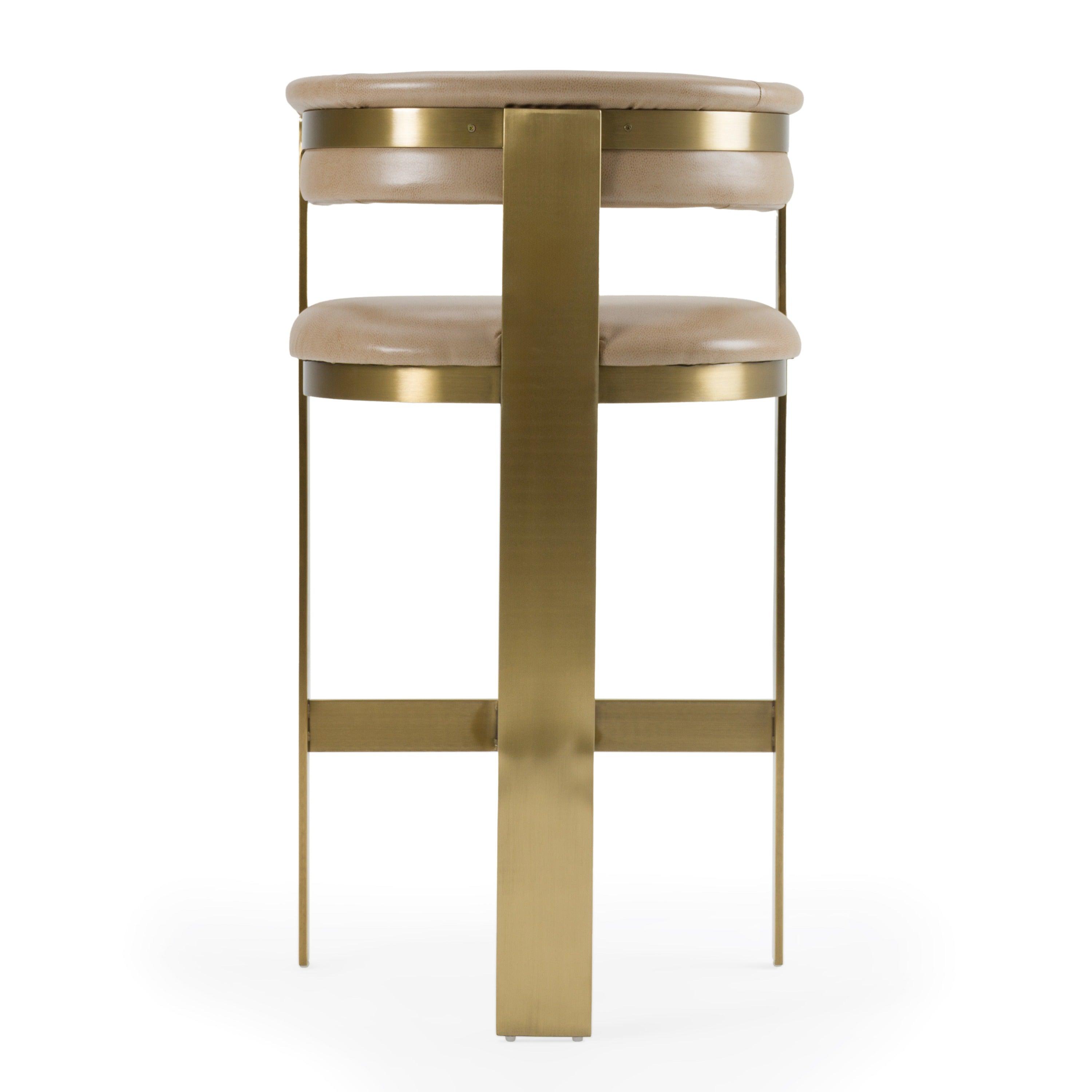 Modrest Boswell Modern Faux Leather Barstool