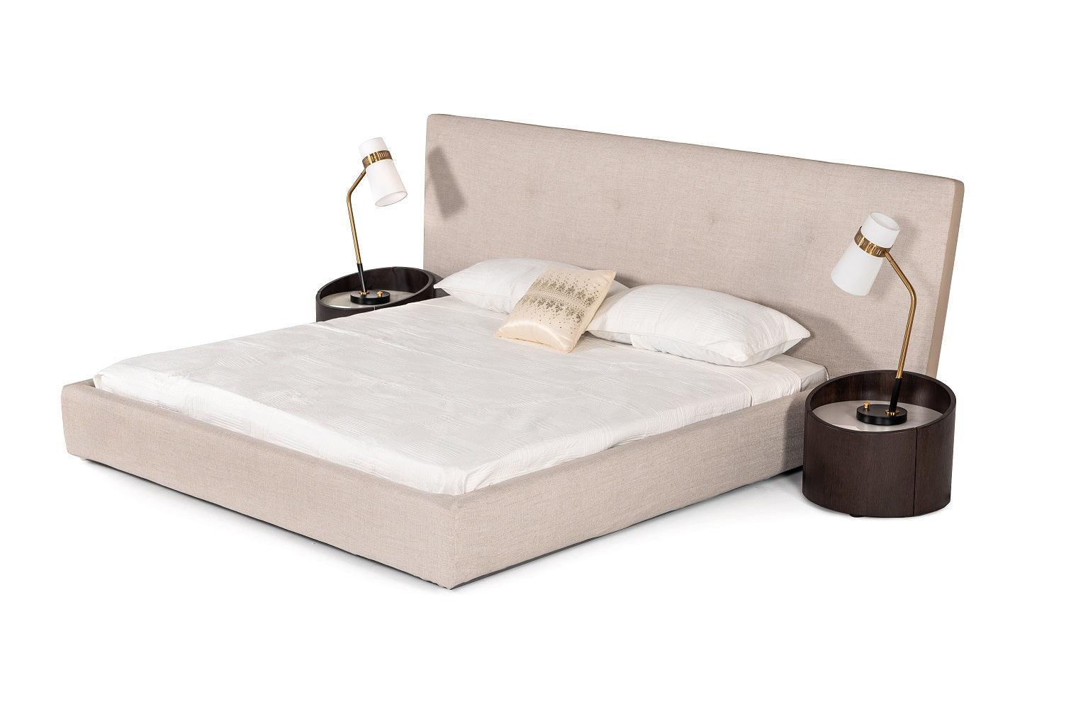 Modrest Brittany Modern Fabric Bed