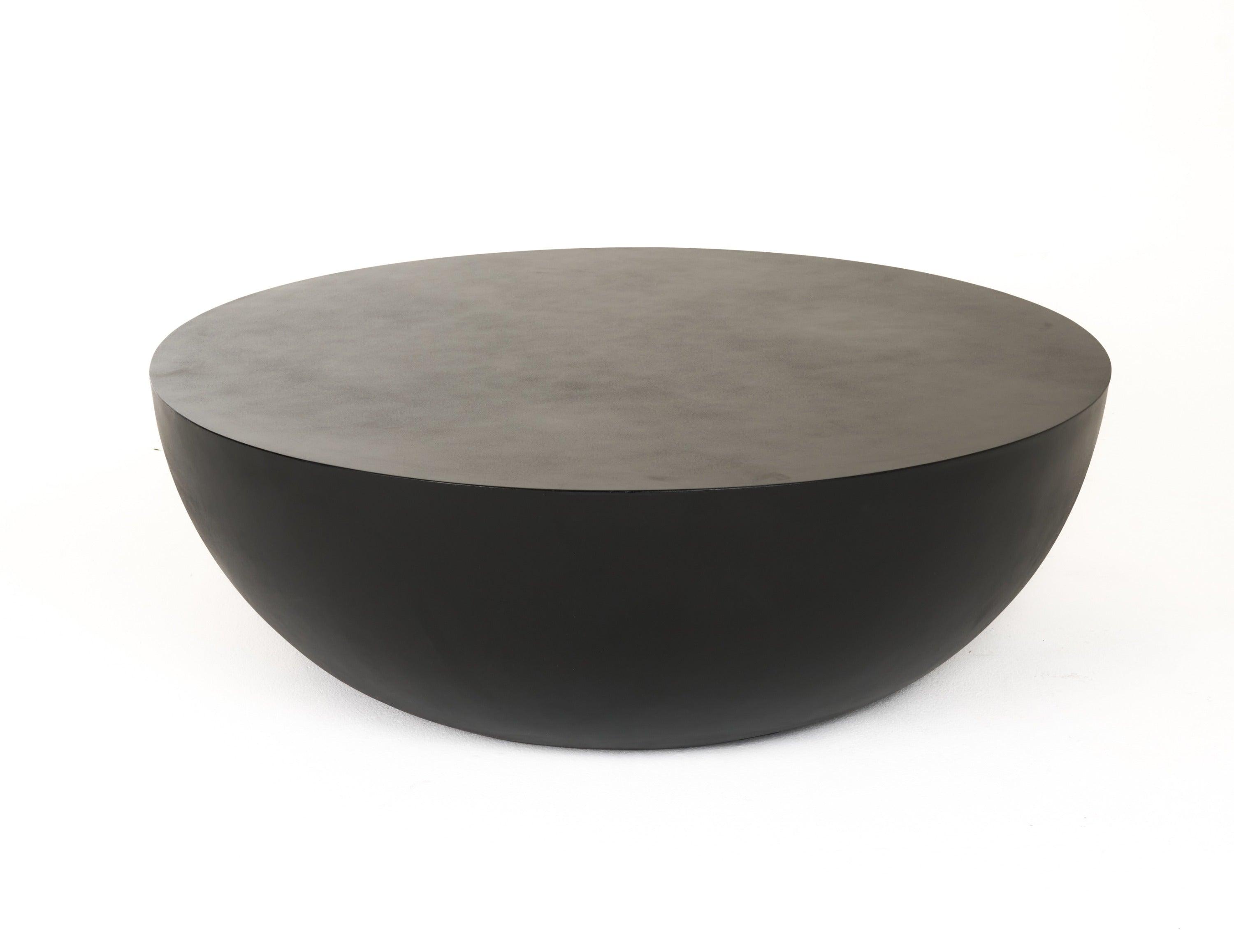 Modrest Bronte Modern Concrete Round Coffee Table