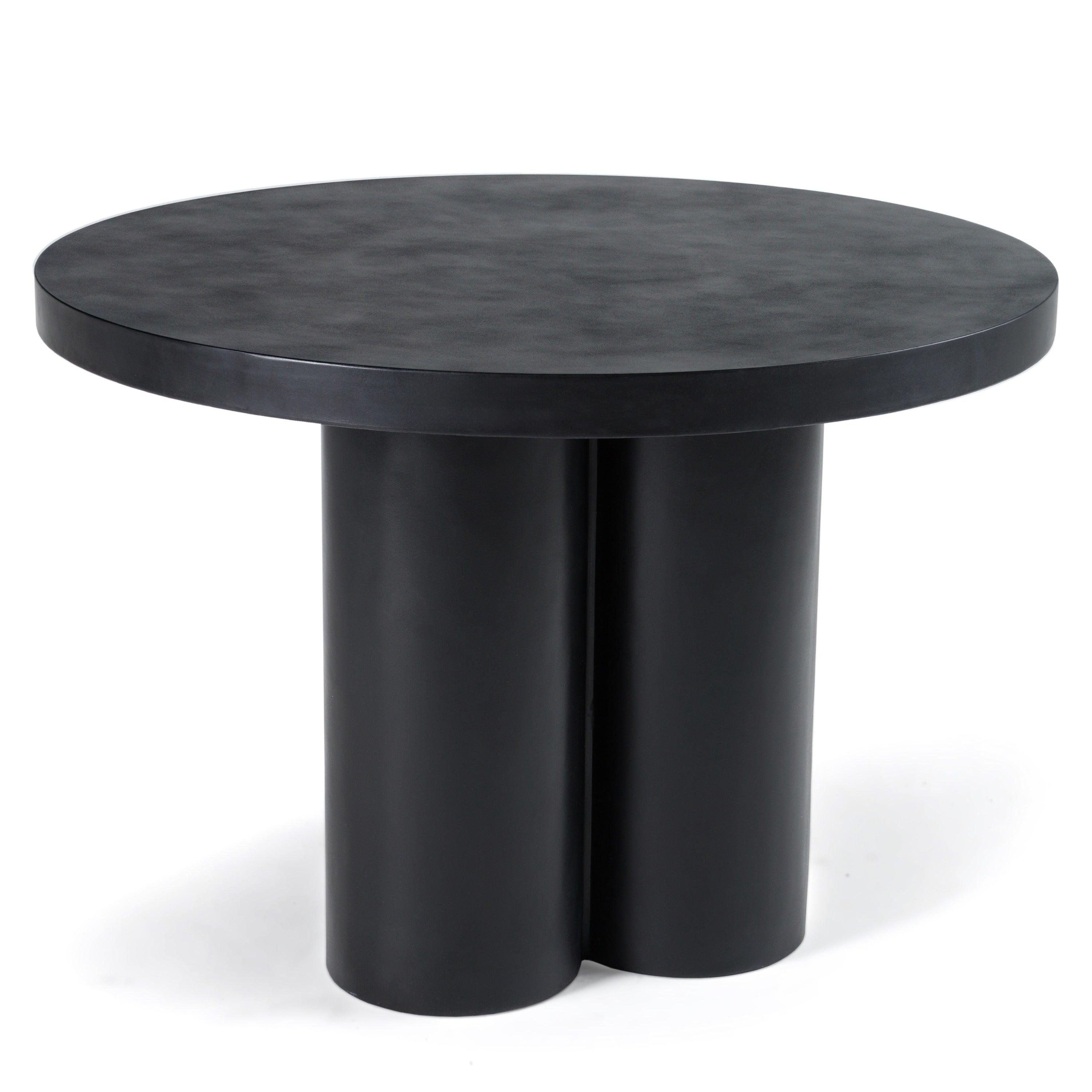 Modrest Bruni Modern Concrete Round Dining Table