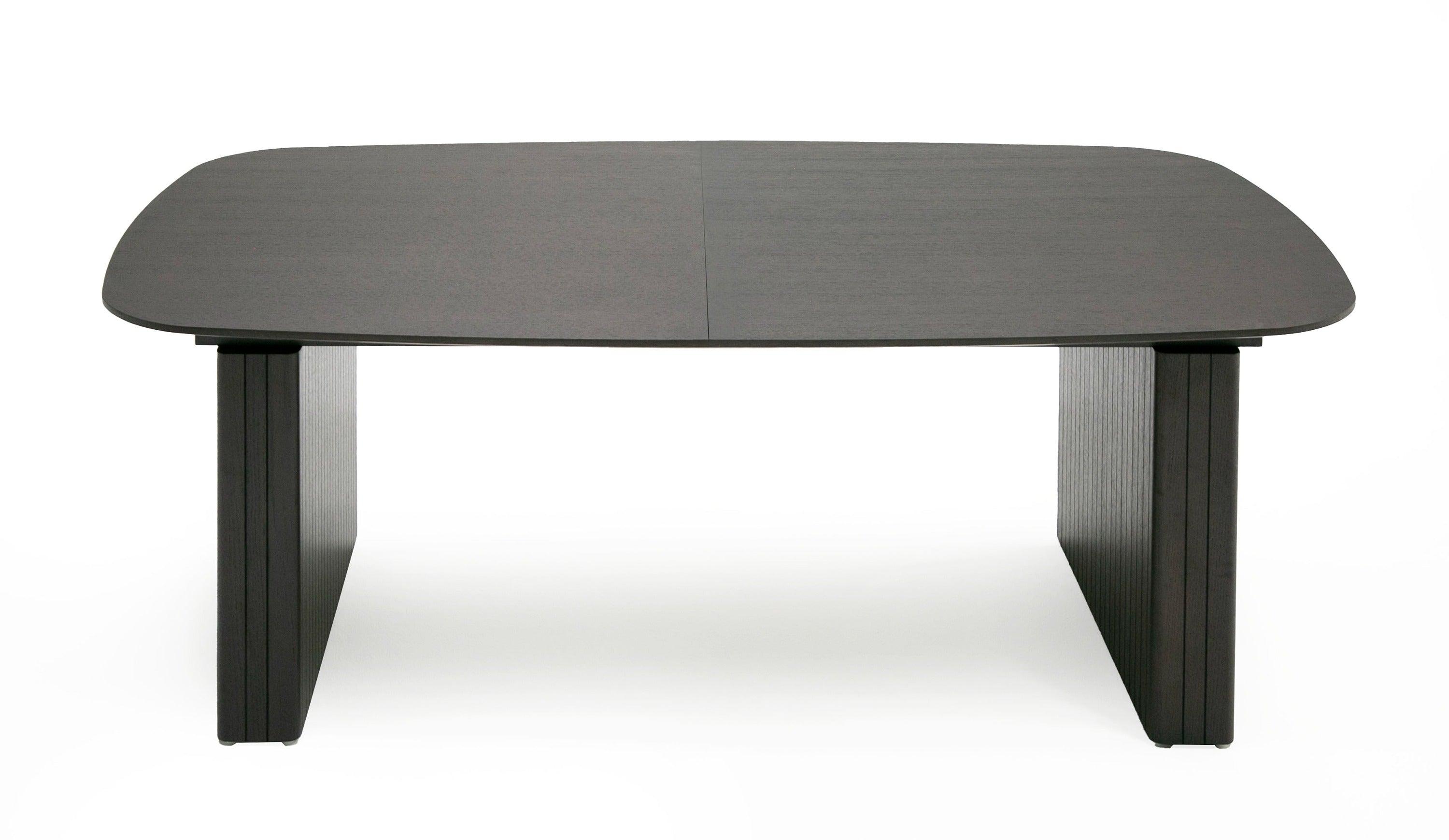 Modrest Calhoun Modern Smoked Extendable Dining Table - 1