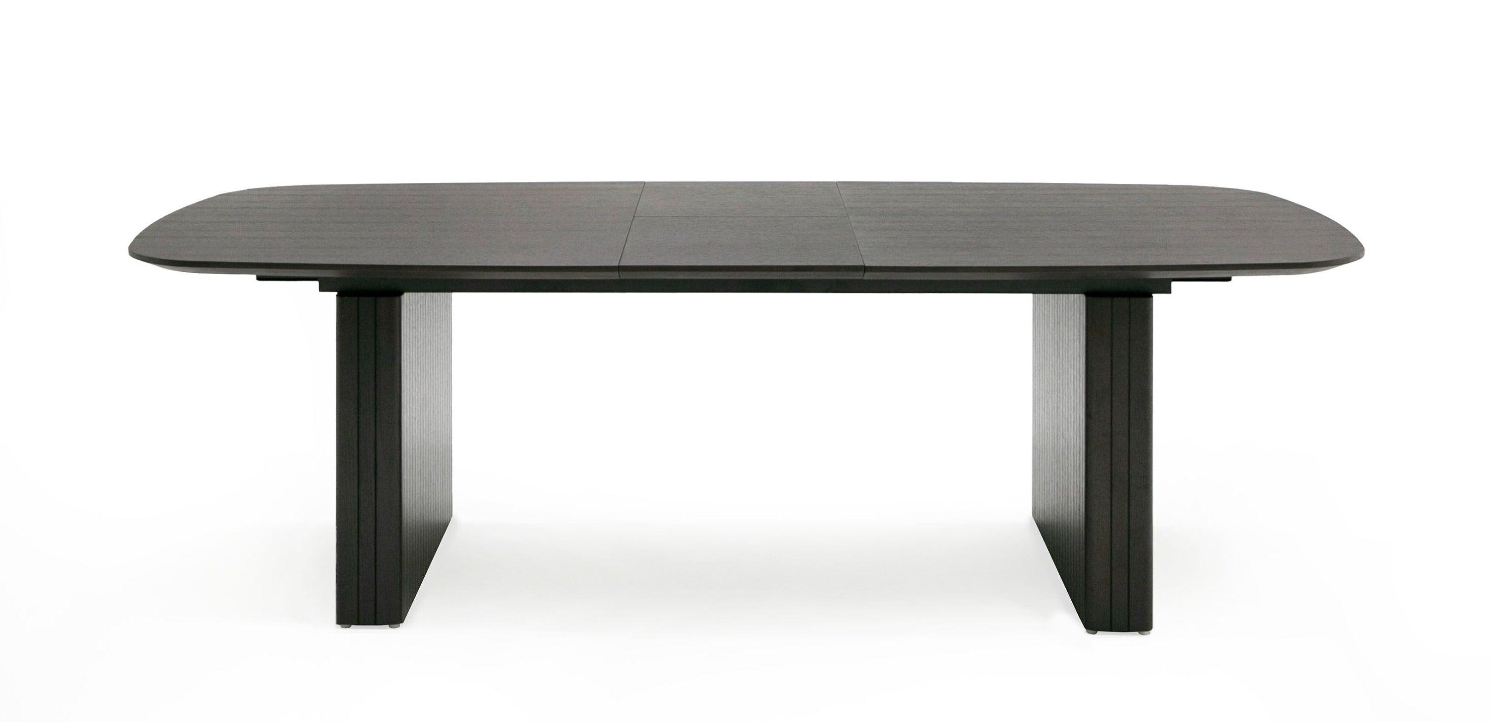 Modrest Calhoun Modern Smoked Extendable Dining Table - 1