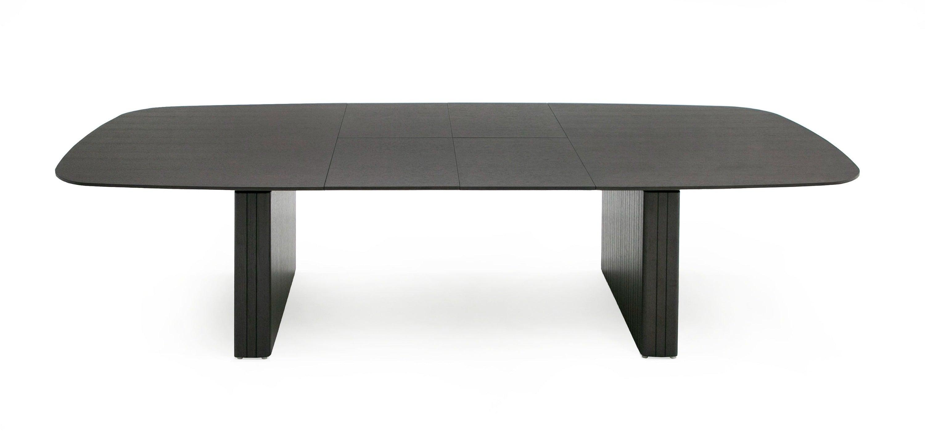 Modrest Calhoun Modern Smoked Extendable Dining Table - 1