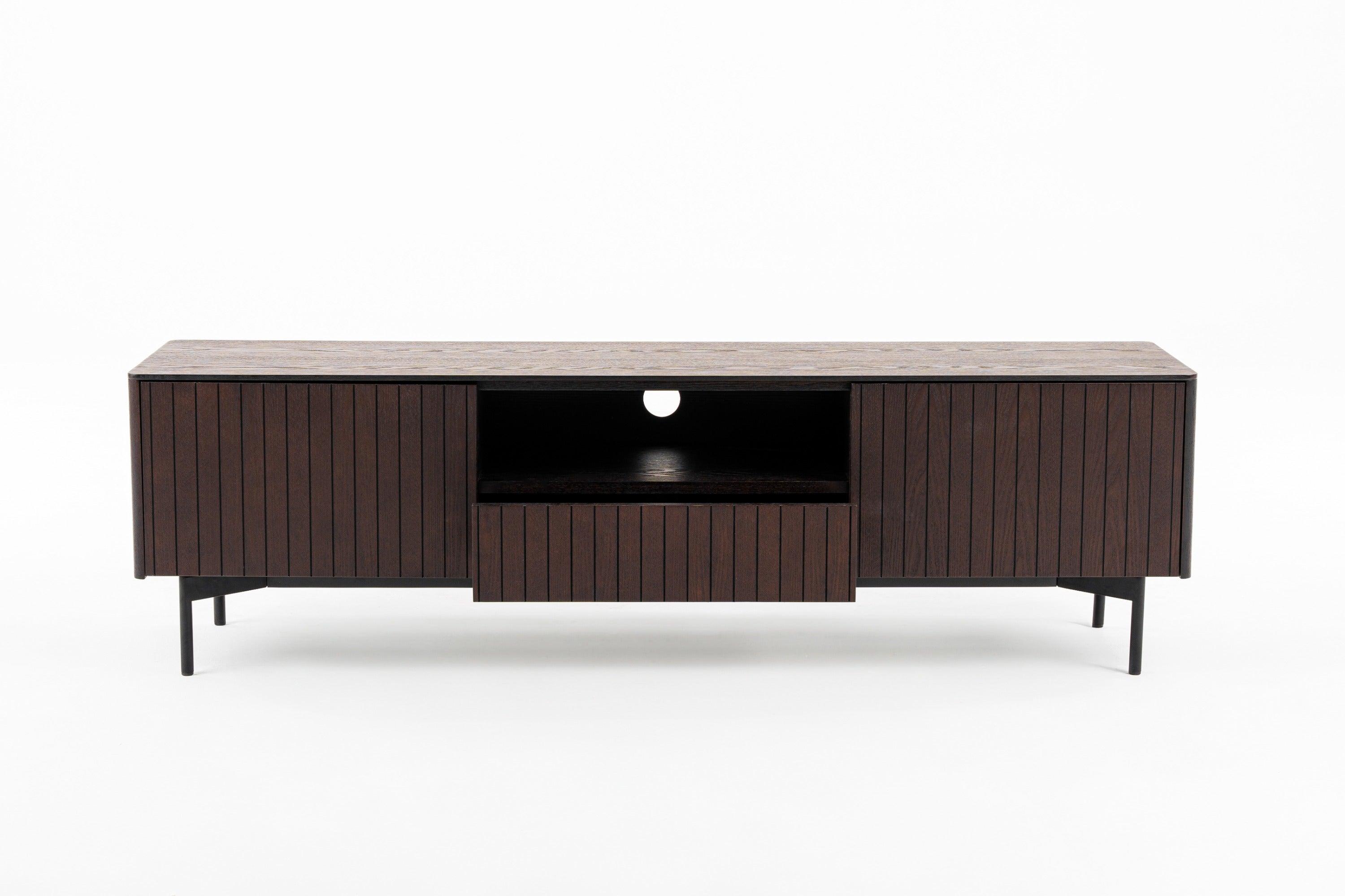 Modrest Calhoun Modern Smoked Ash TV Stand