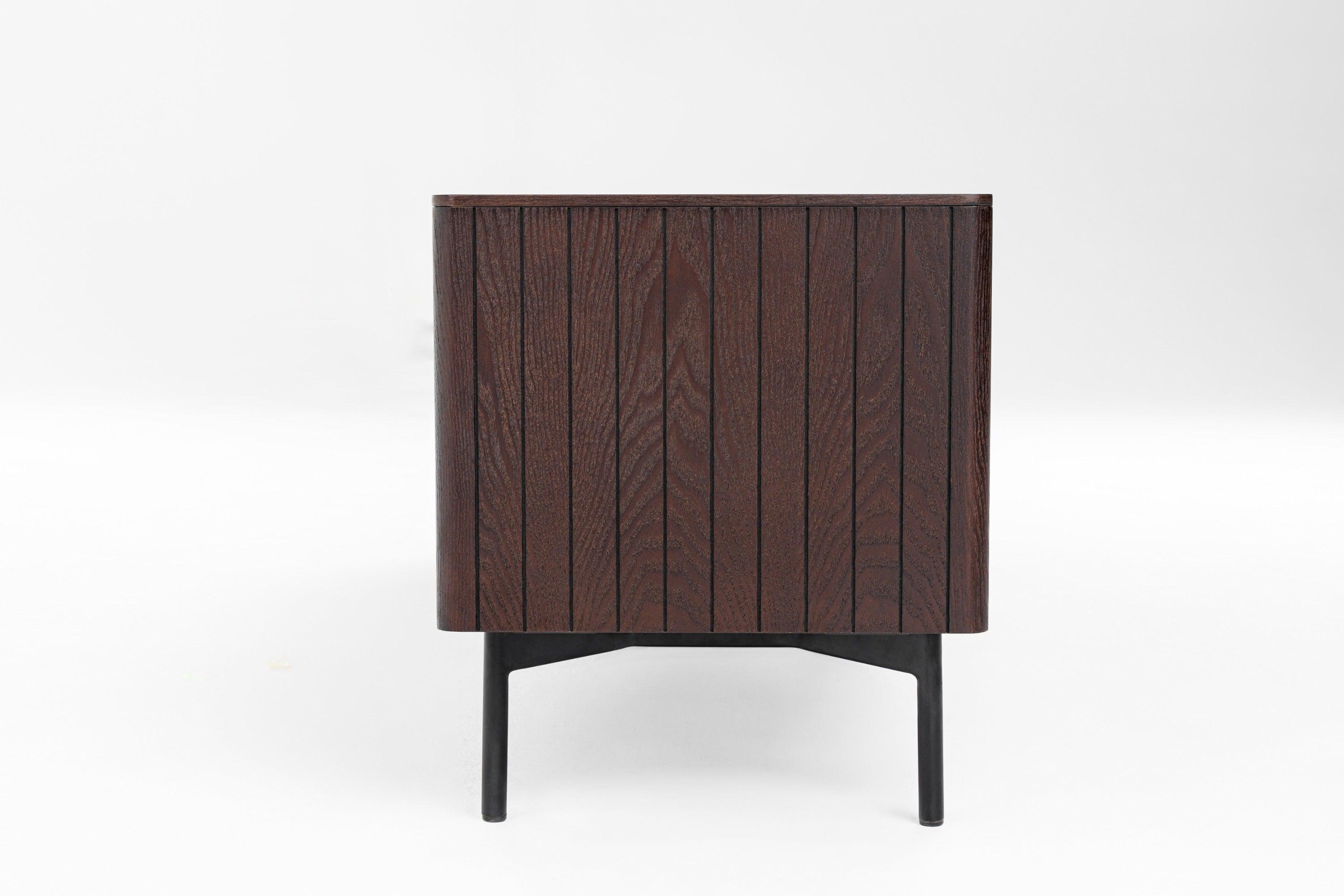 Modrest Calhoun Modern Smoked Ash TV Stand