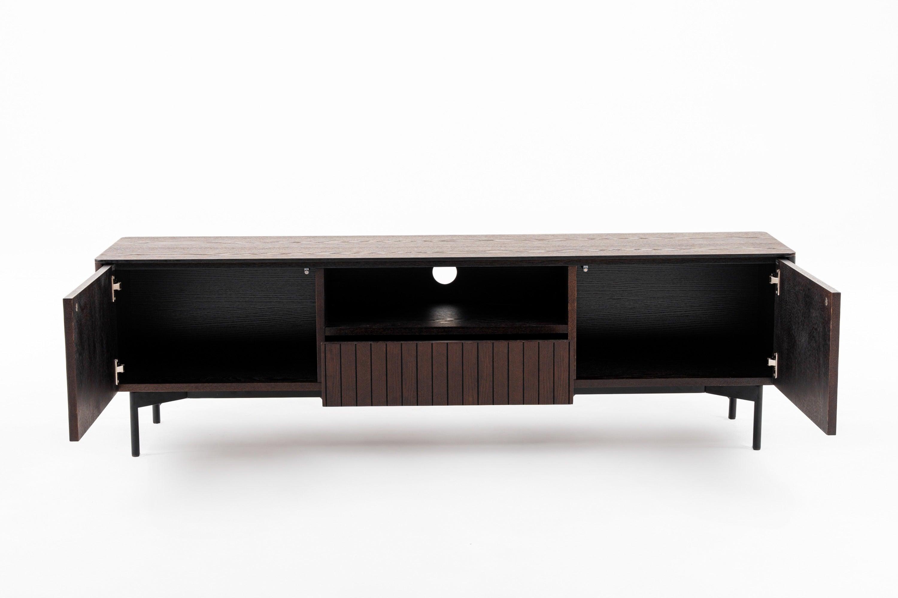 Modrest Calhoun Modern Smoked Ash TV Stand