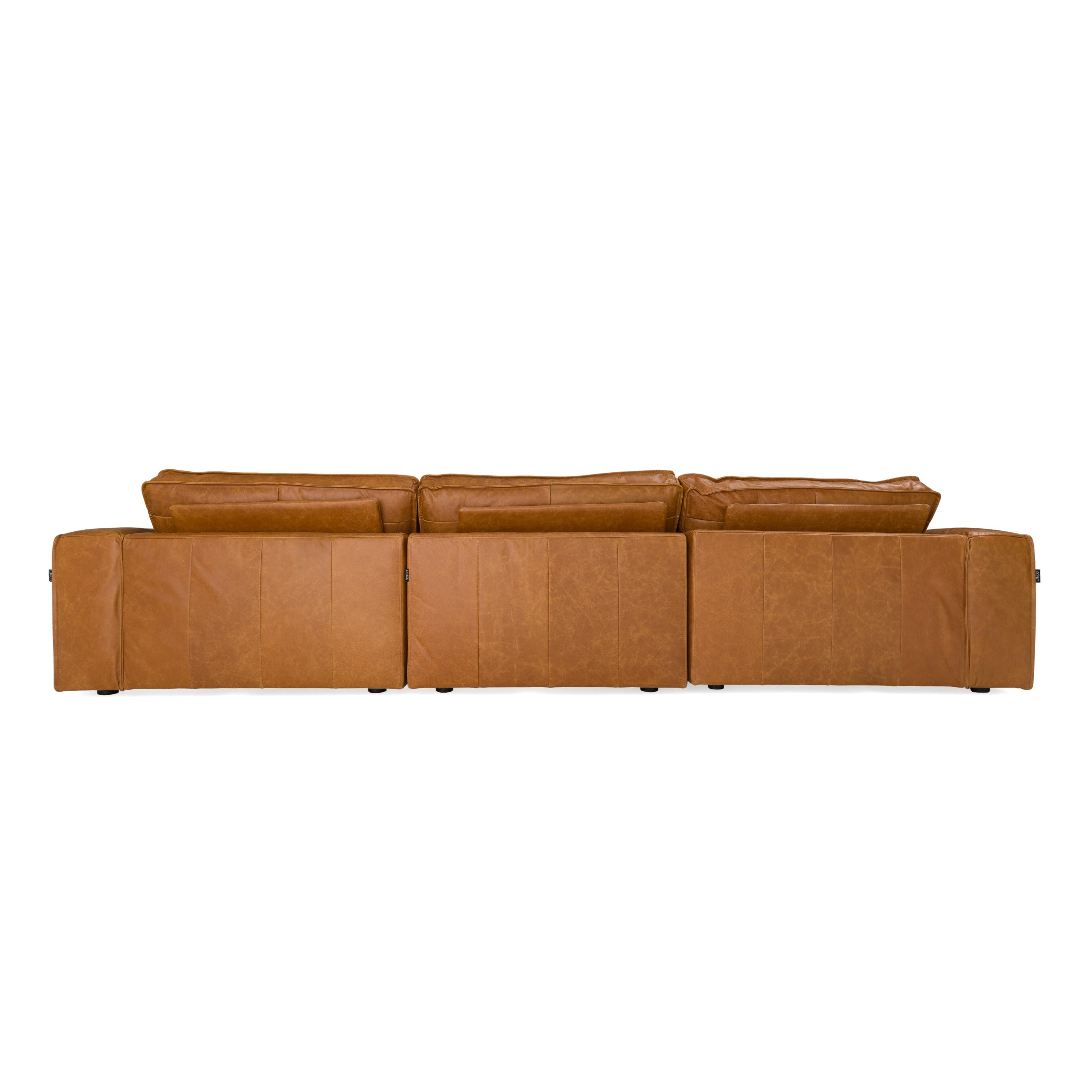 Modrest Cambria Modern LAF Leather Sectional Sofa