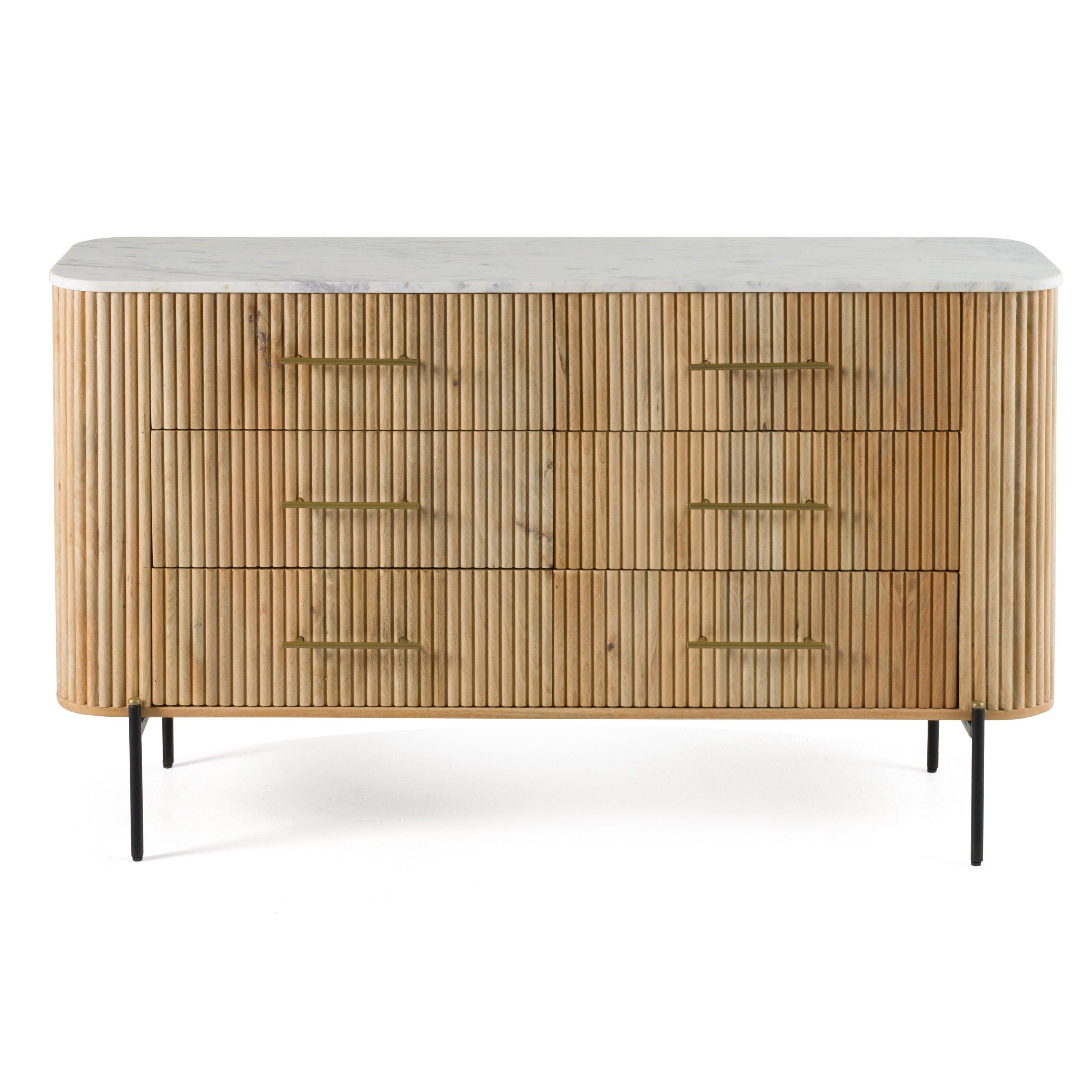 Modrest Cambridge Marble Mango Dresser