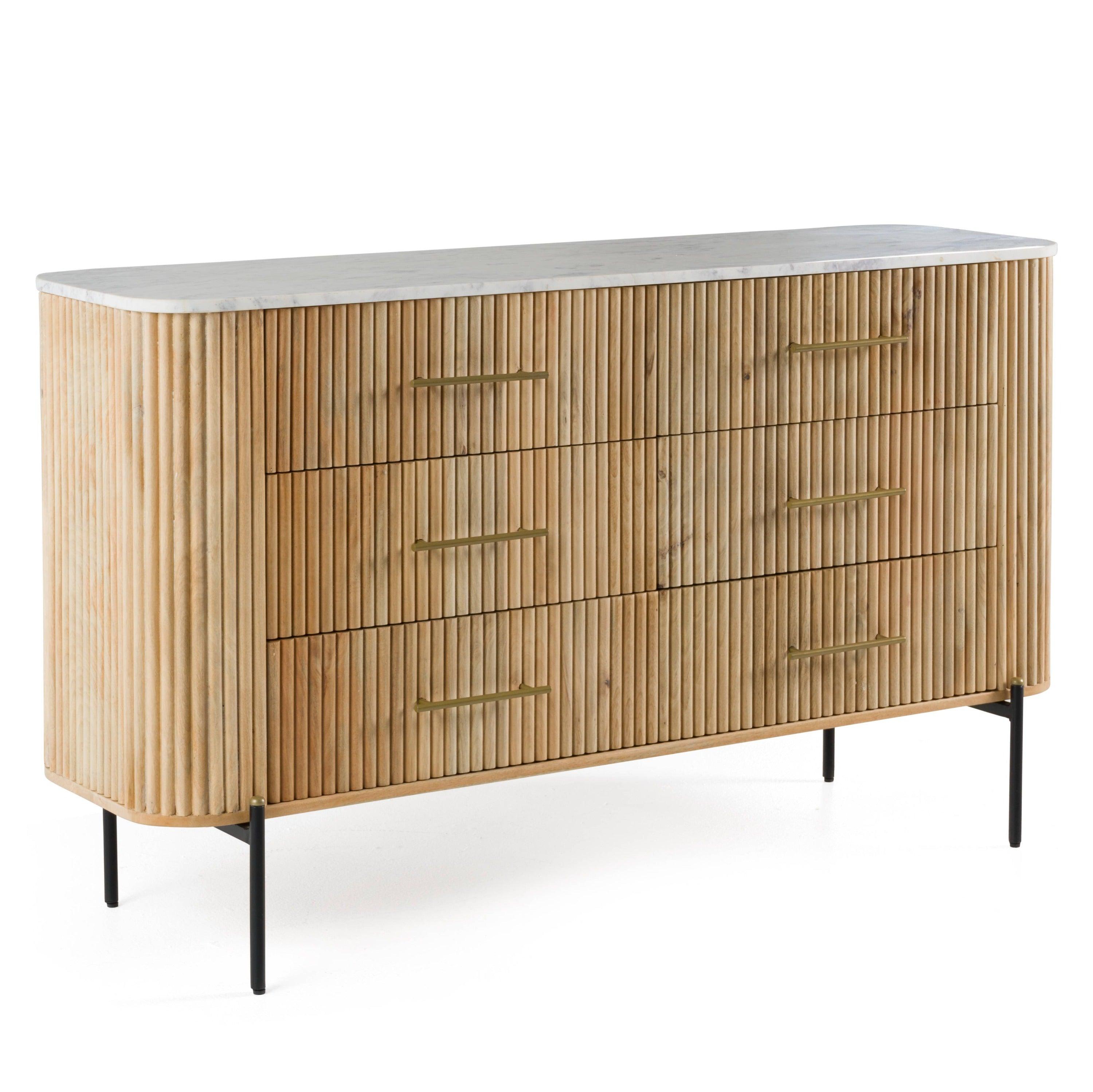 Modrest Cambridge Marble Mango Dresser