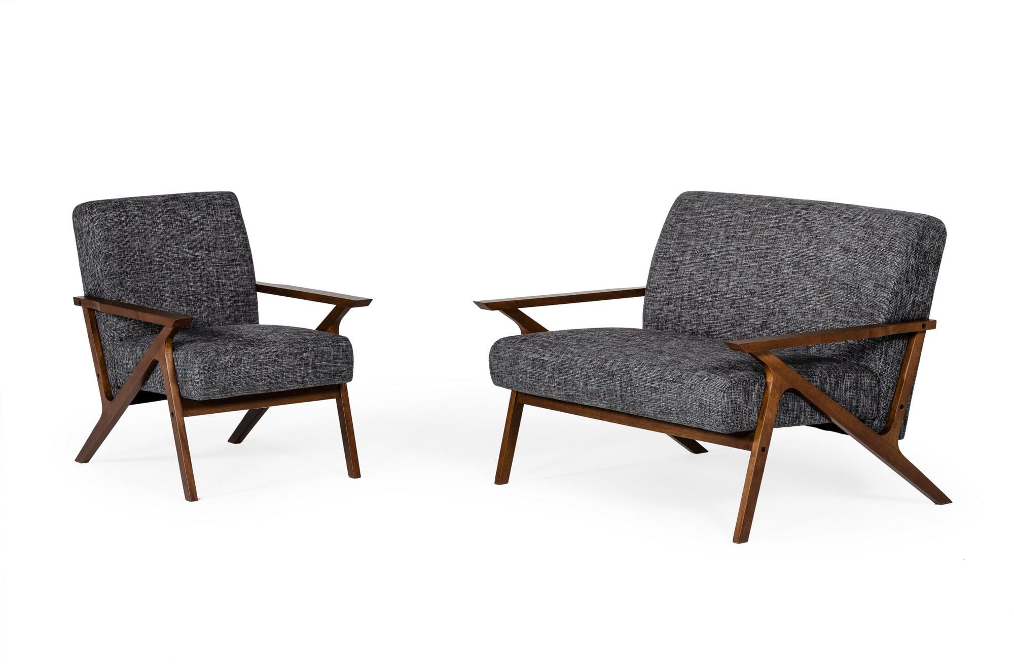 Modrest Candea MidCentury and Compact Loveseat