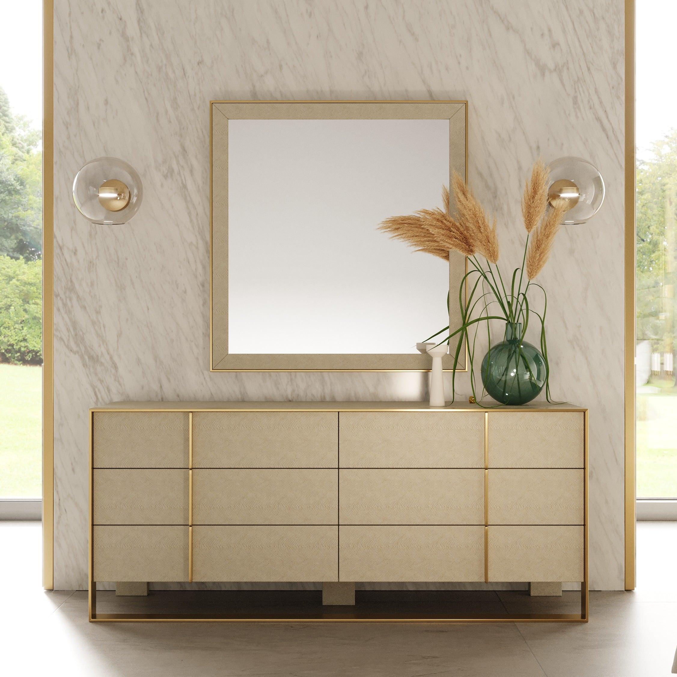 Nova Domus Cartier Modern and Brushed Dresser