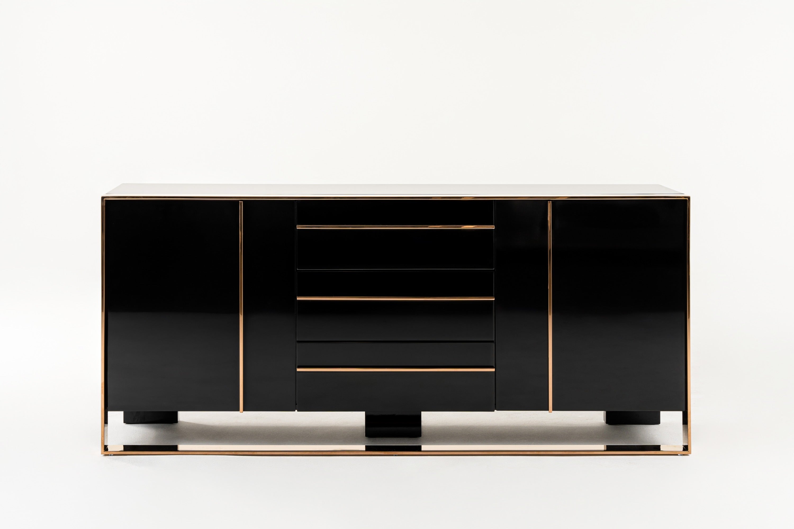 Nova Domus Cartier Modern Rosegold Buffet