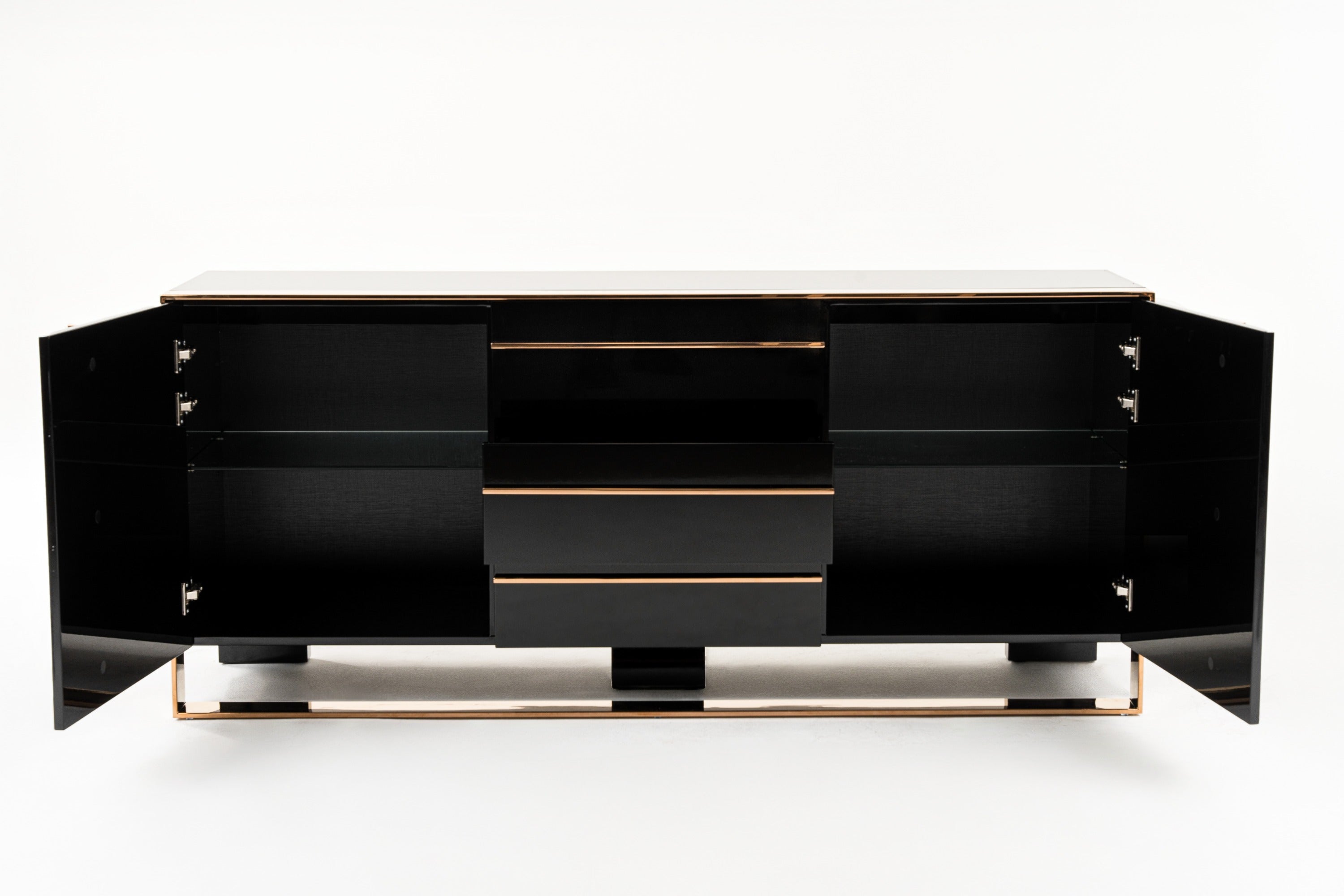 Nova Domus Cartier Modern Rosegold Buffet