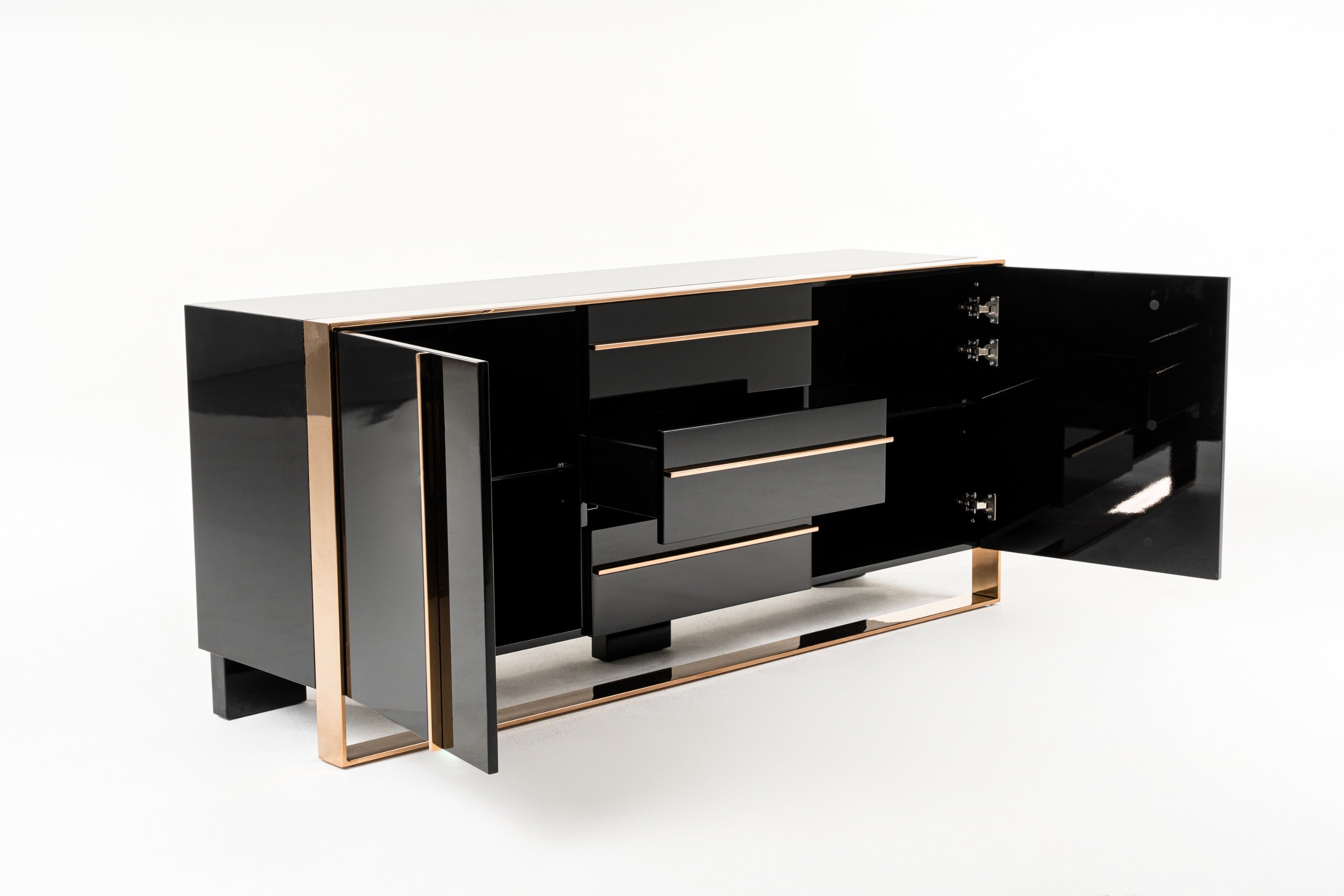 Nova Domus Cartier Modern Rosegold Buffet