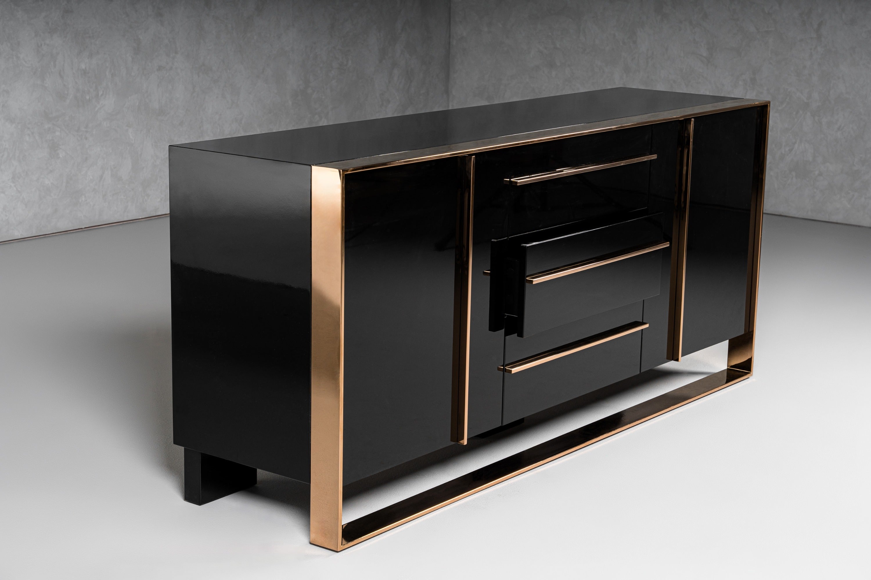 Nova Domus Cartier Modern Rosegold Buffet