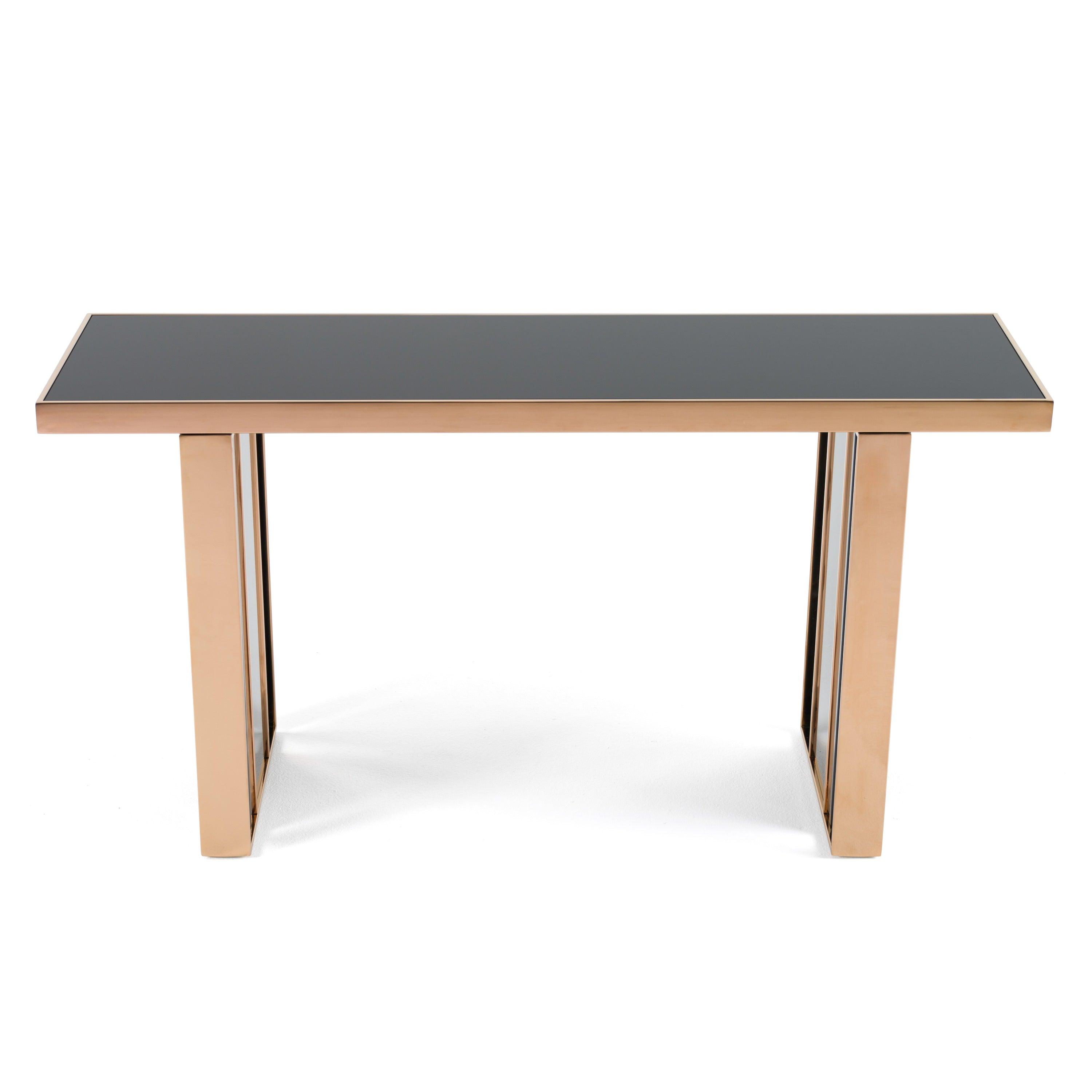 Nova Domus Cartier Modern Rosegold Console Table