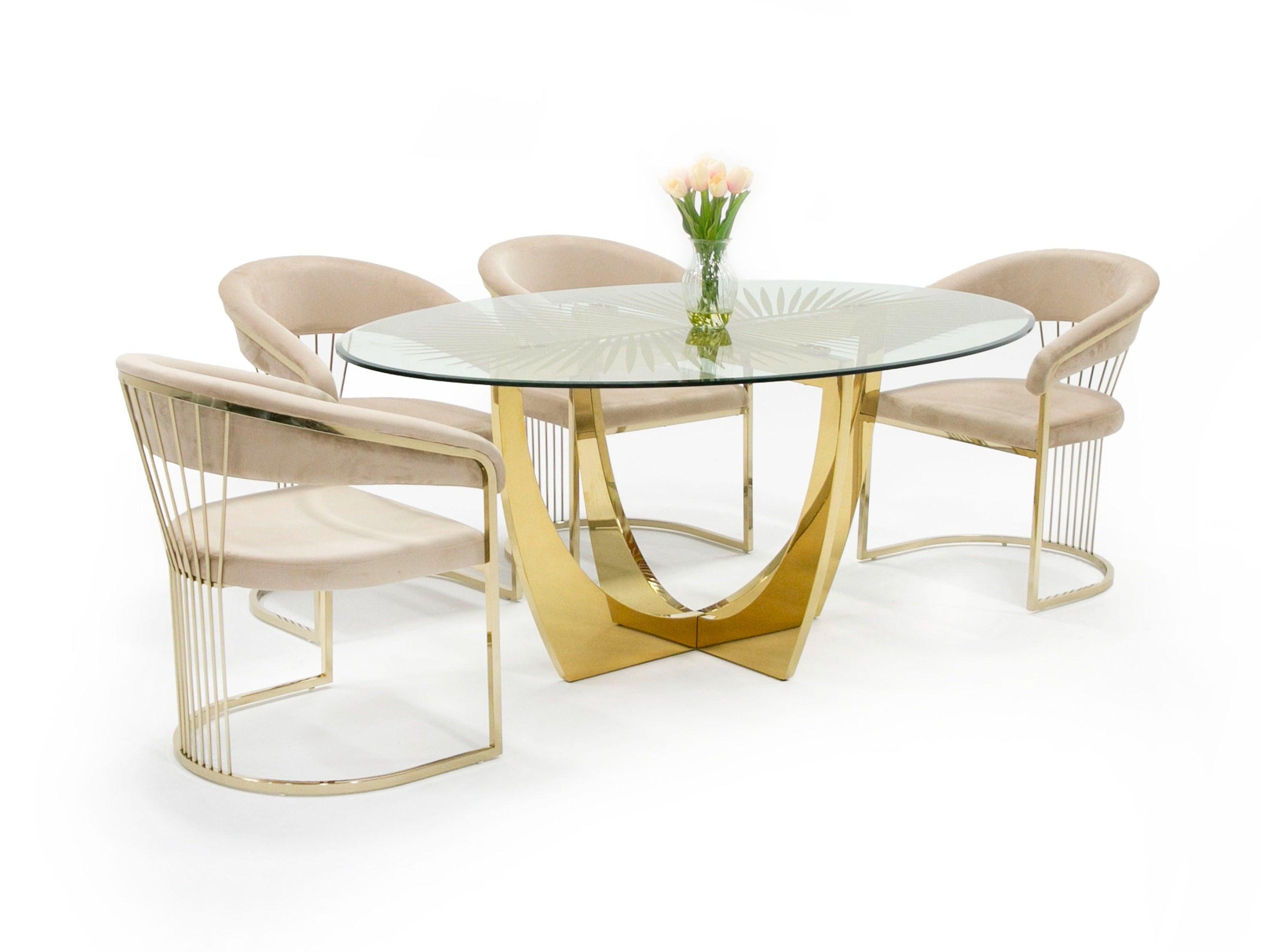 Modrest Chambers Glass Dining Table