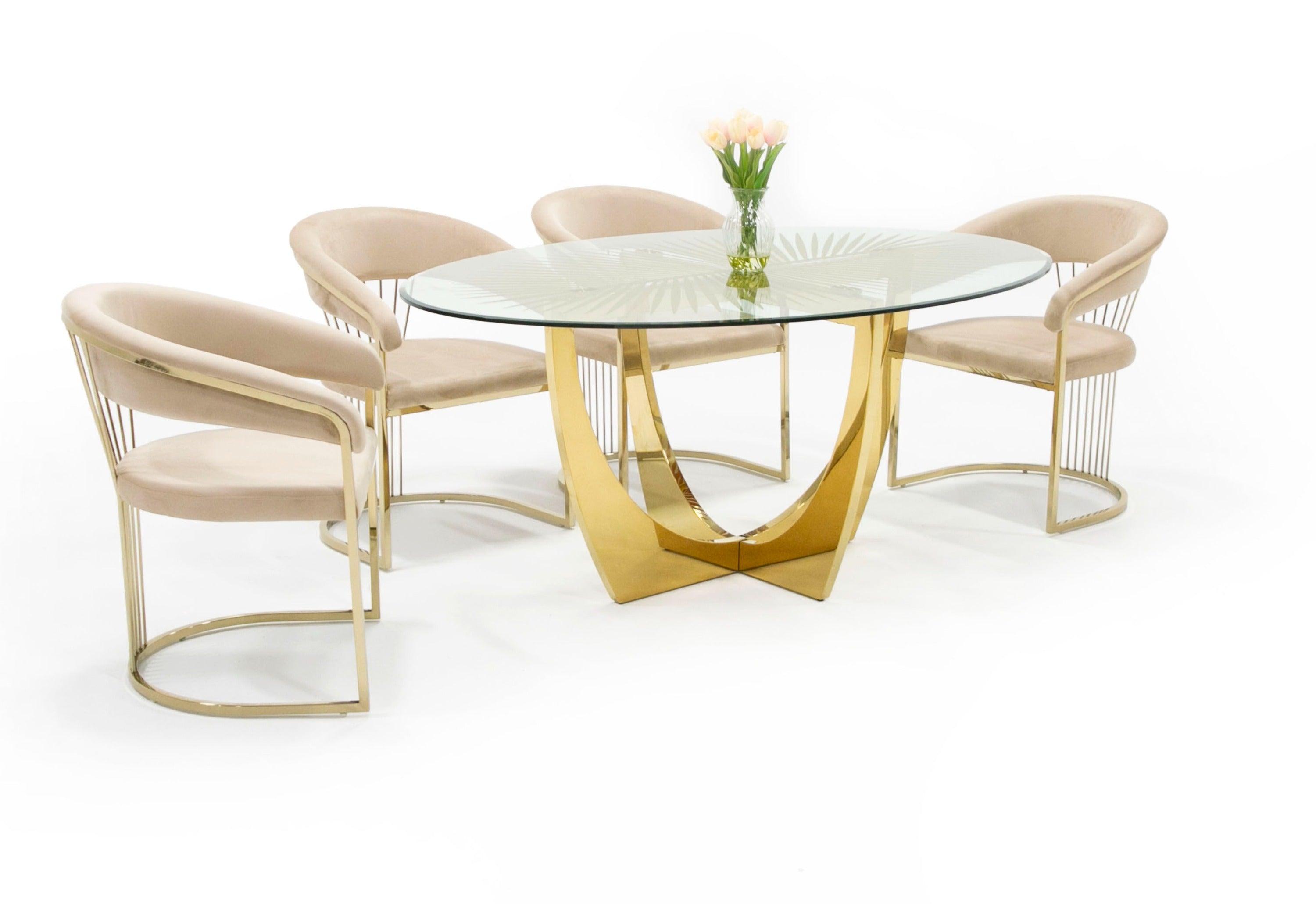 Modrest Chambers Glass Dining Table