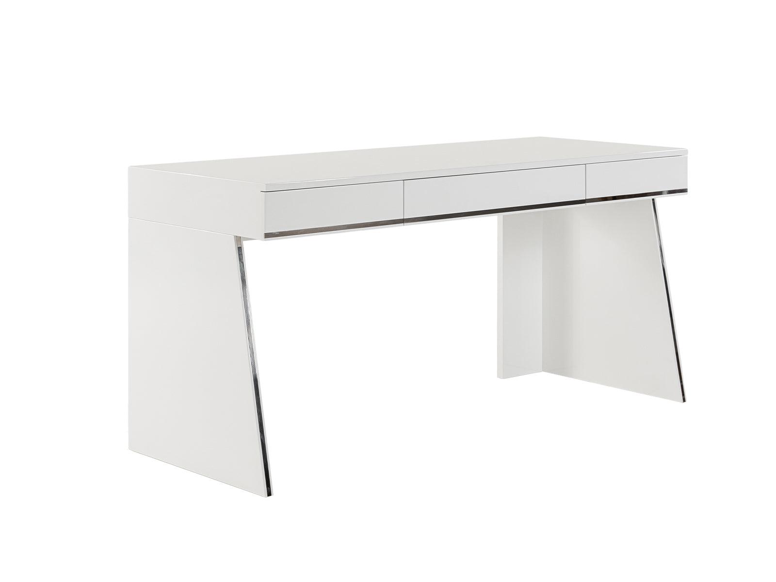 Modrest Chelsey Modern and Stainless Steel Desk