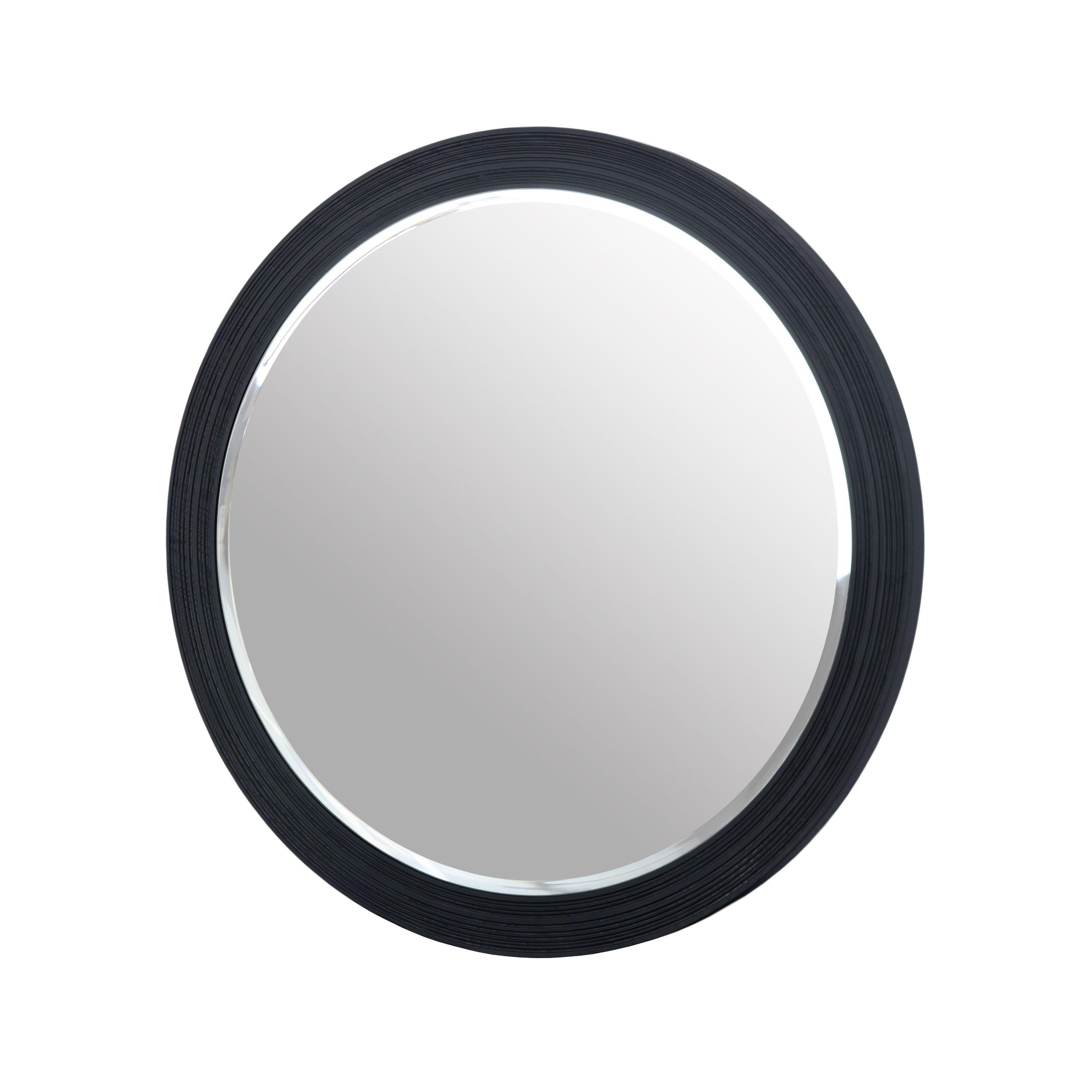 Lamod Cirque Modern Ash Round Mirror