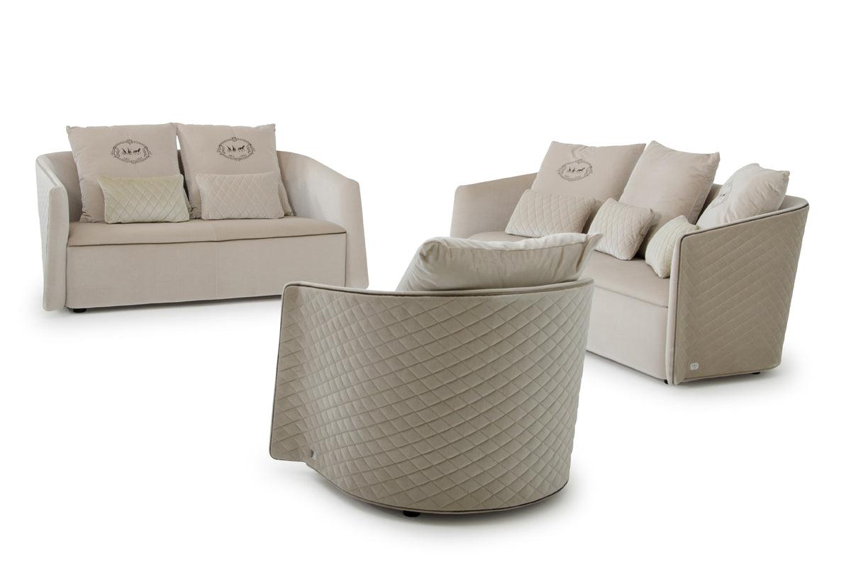 AX Talin Modern Fabric Sofa Set