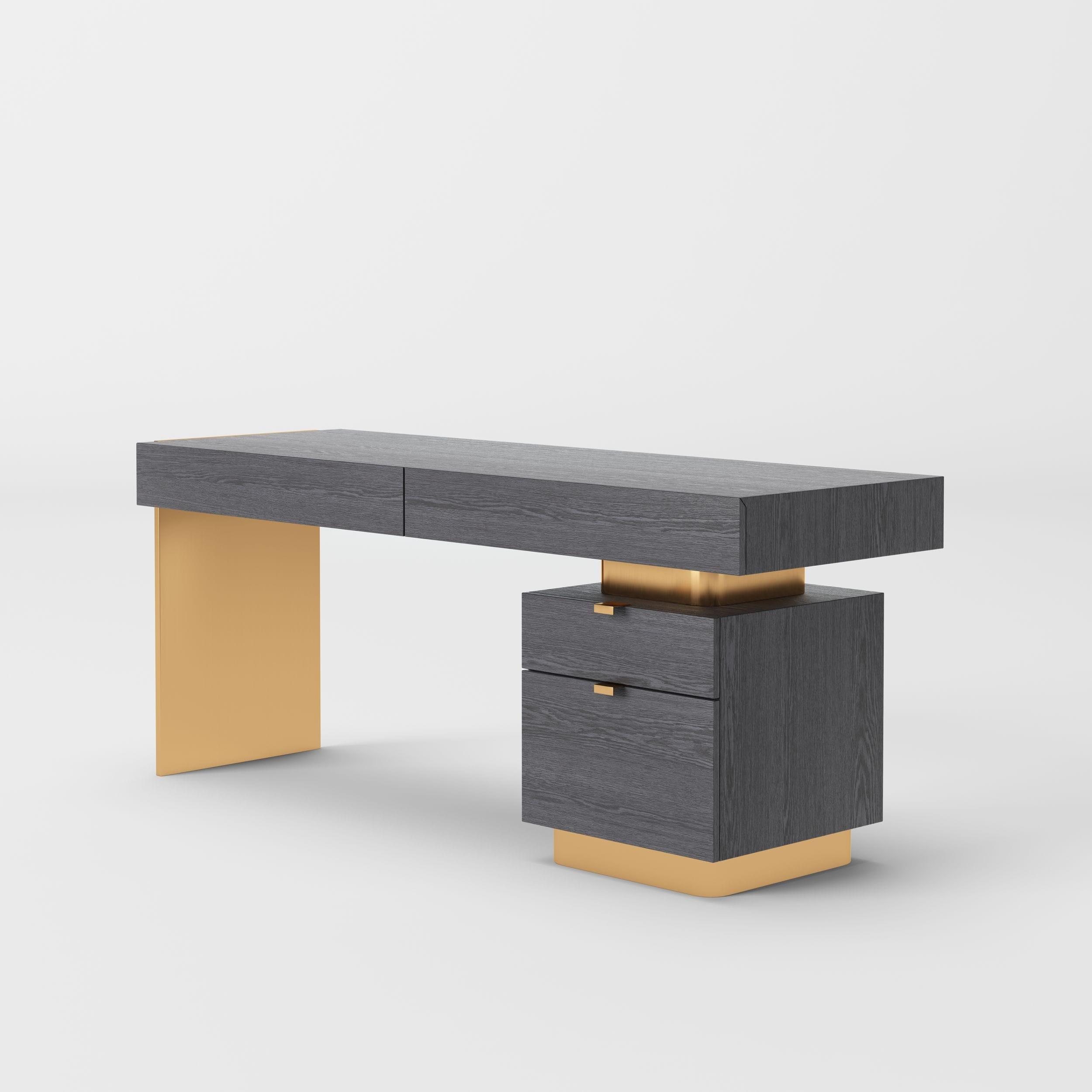 Modrest Trahan Modern Elm Office Desk