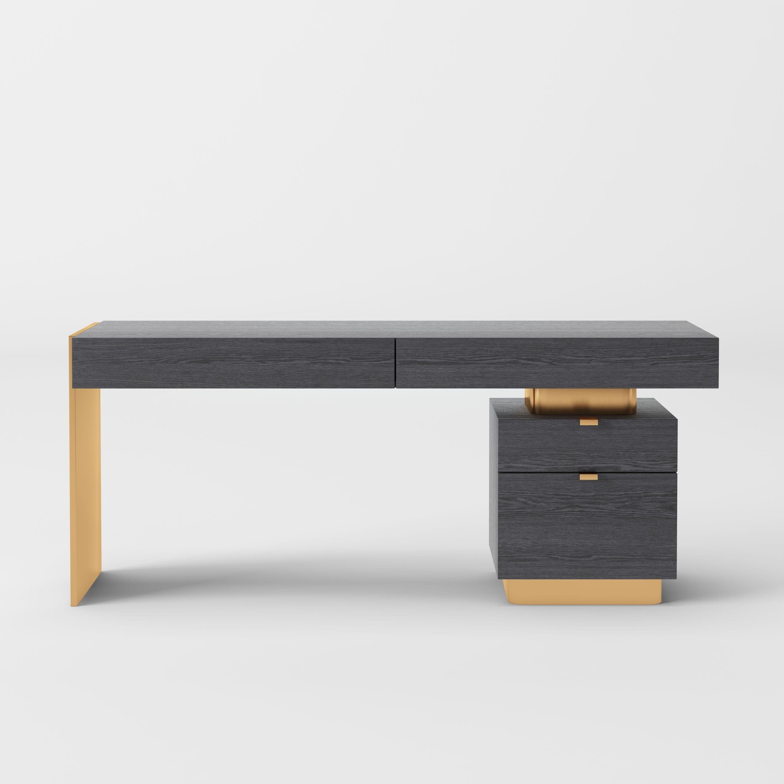 Modrest Trahan Modern Elm Office Desk