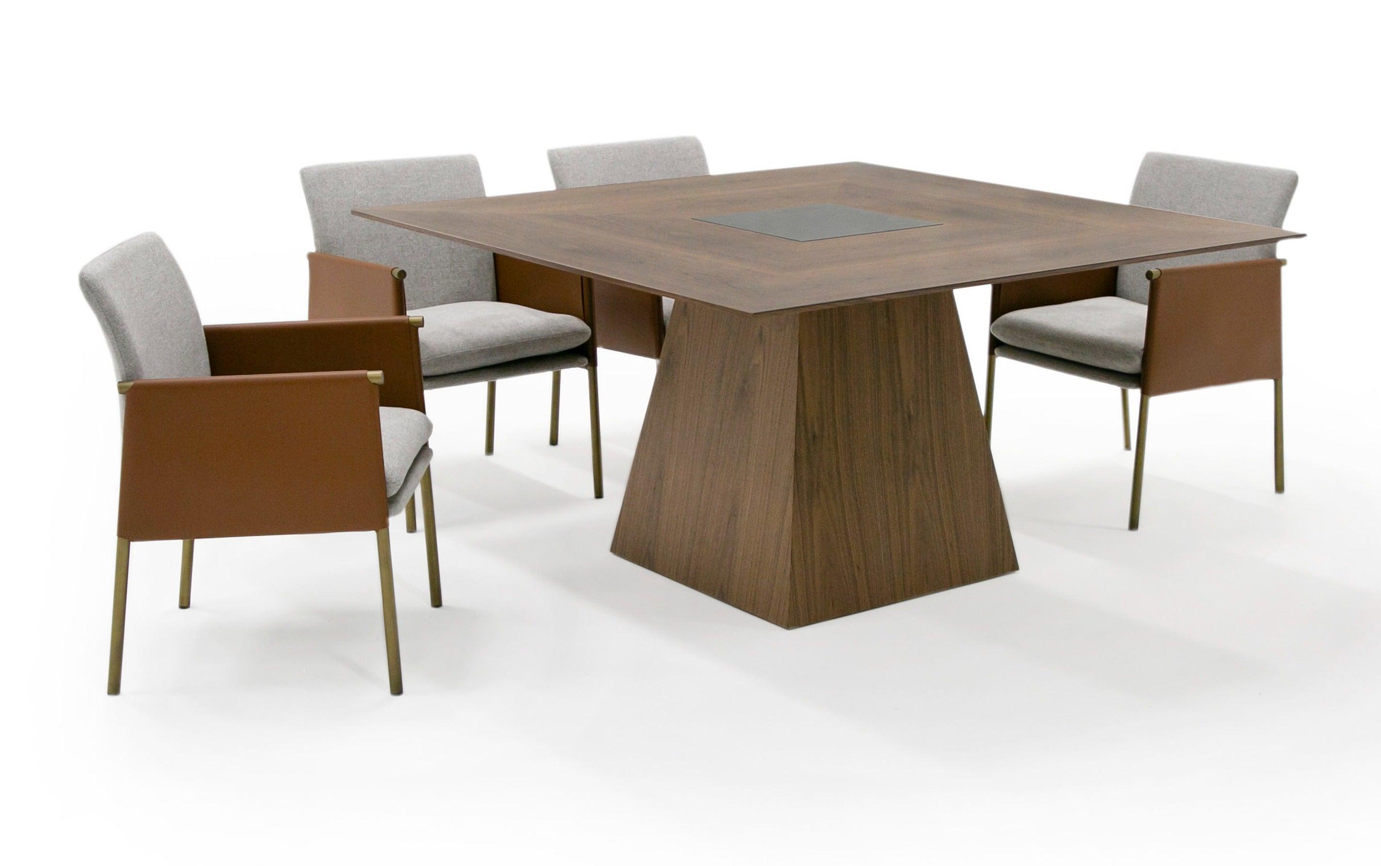 Modrest Cora Modern and Tempered Glass Dining Table