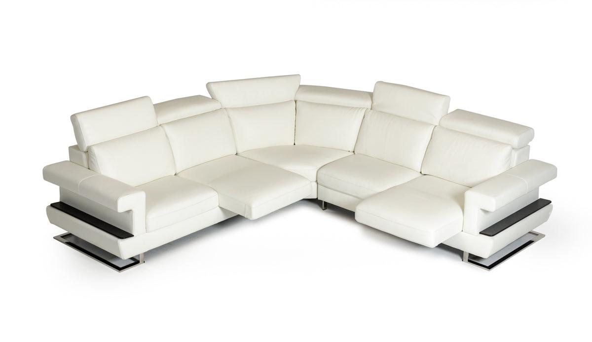 Lamod Italia Crosby Italian Modern Leather Sectional Sofa